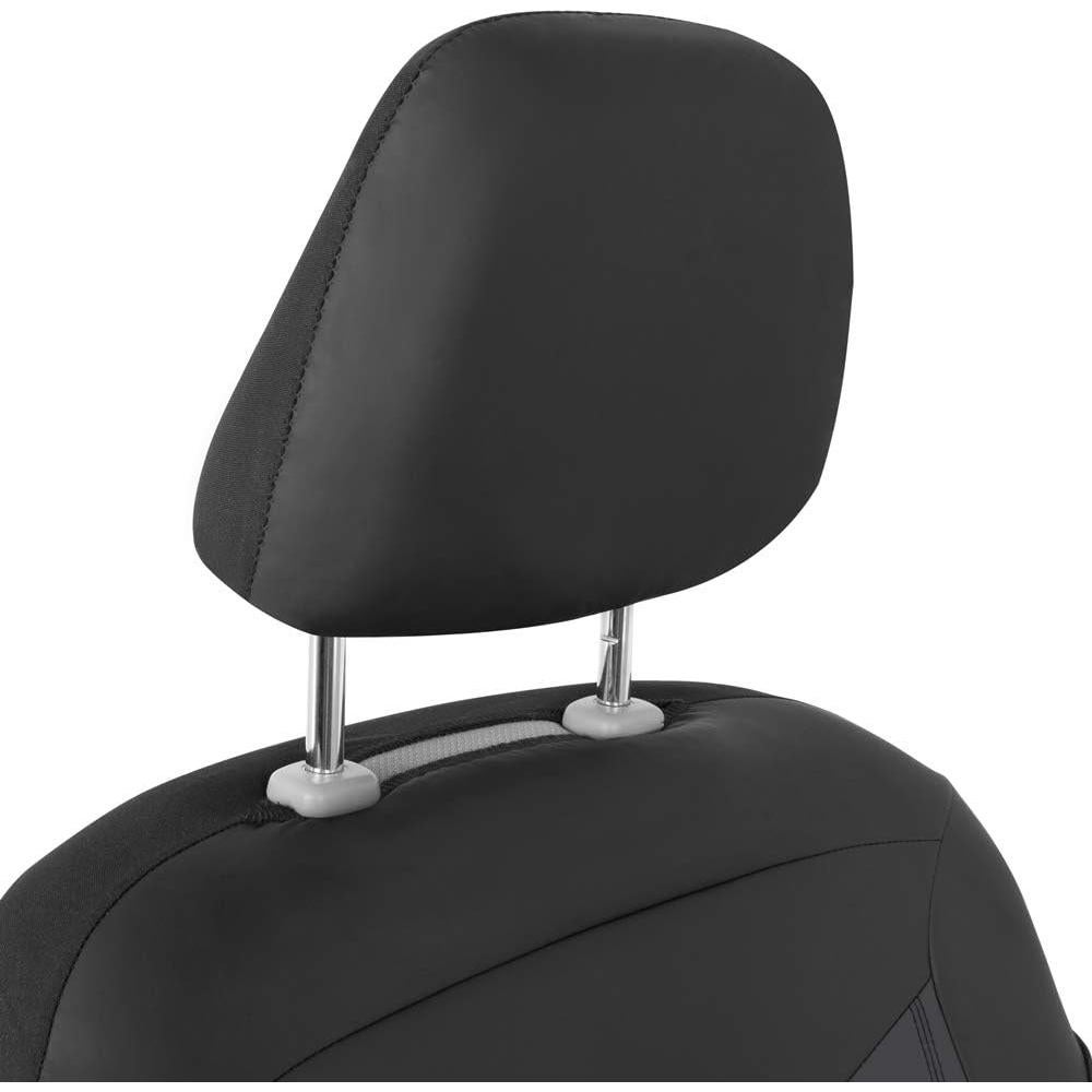 Cubiertas de Asiento de Cuero Sintético Motor Trend Gris 2 Tonos