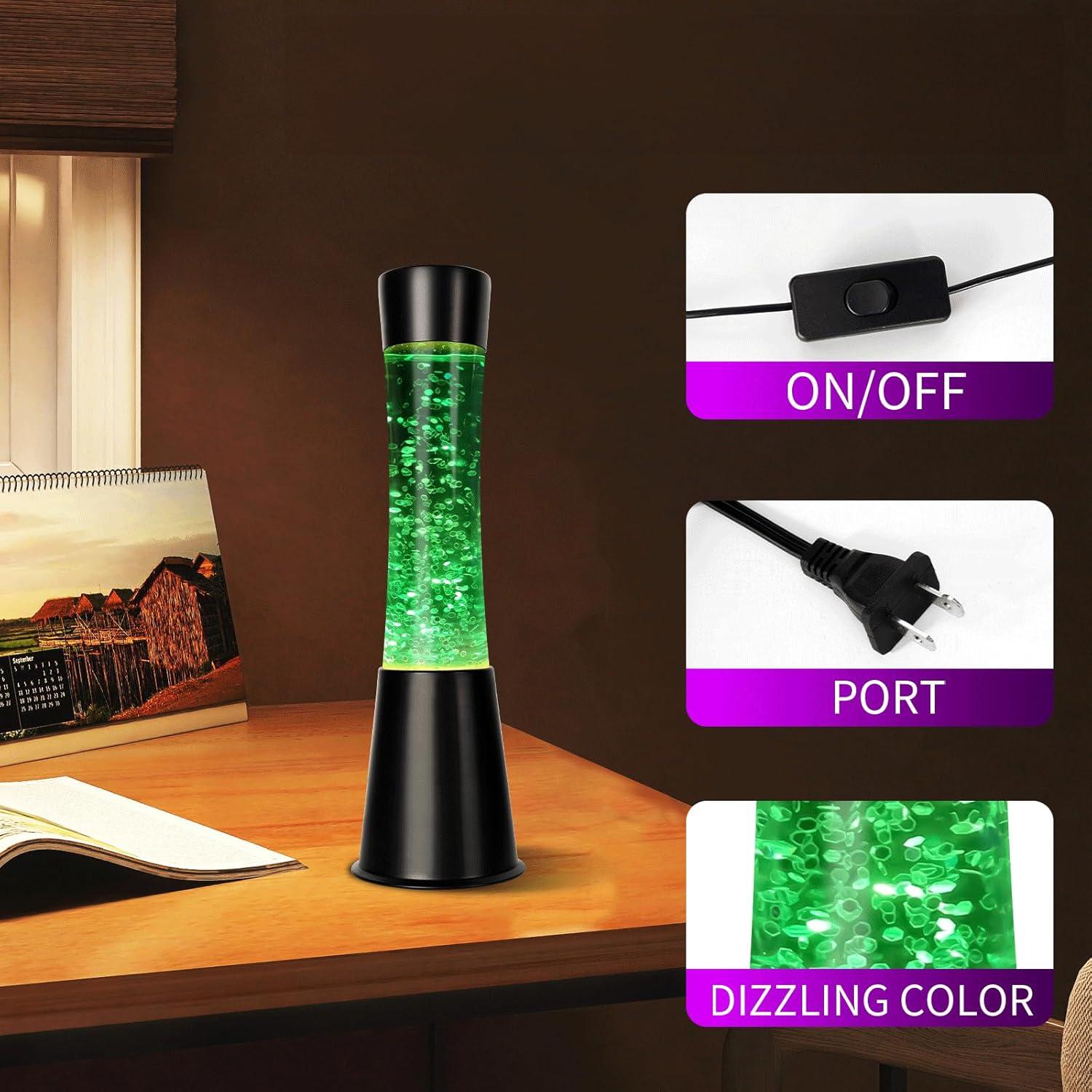 Lámpara de Brillo Verde 40.6 cm Zhrisezlava Decorativa