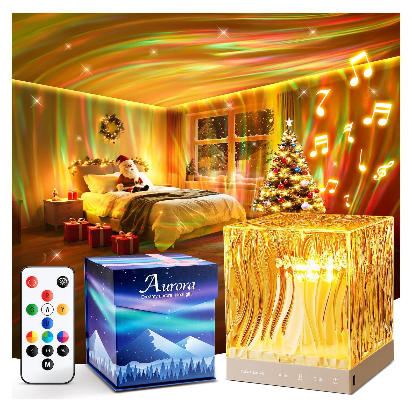 Proyector de Luces del Norte One Fire con Bluetooth y Control Remoto