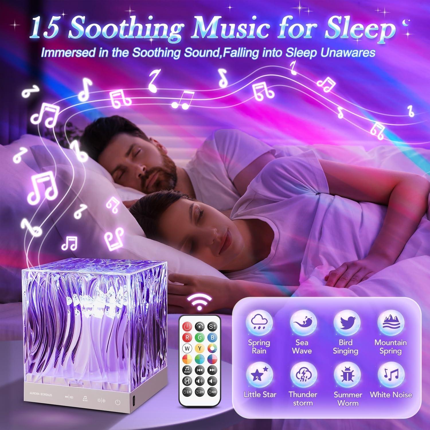 Proyector de Luces del Norte One Fire con Bluetooth y Control Remoto