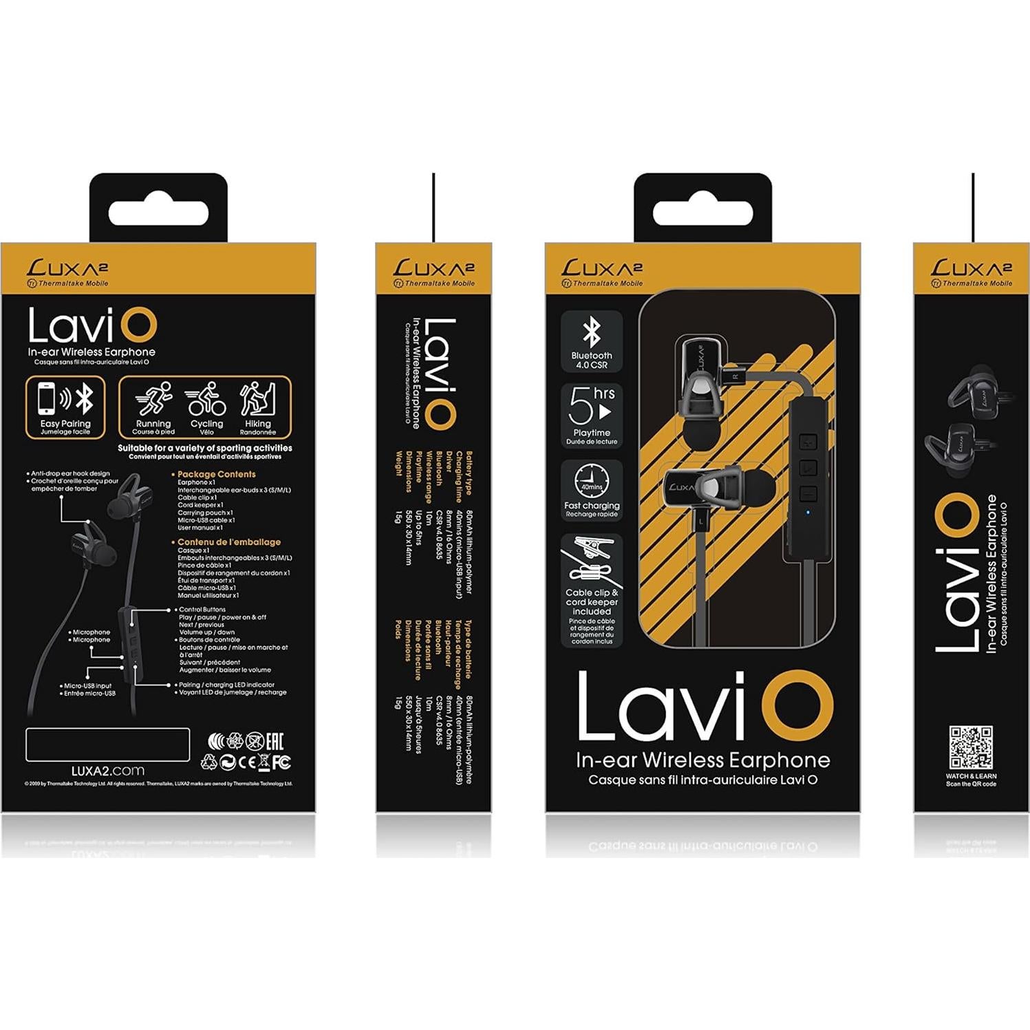 Auriculares In-Ear Bluetooth Thermaltake Lavi O Resistente al Sudor