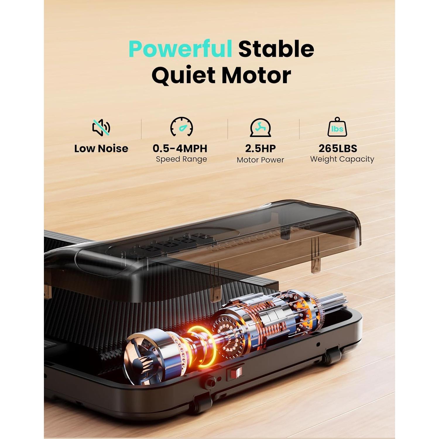 Caminadora Bajo Escritorio Abonow 2.5HP Inclinación 120Kg