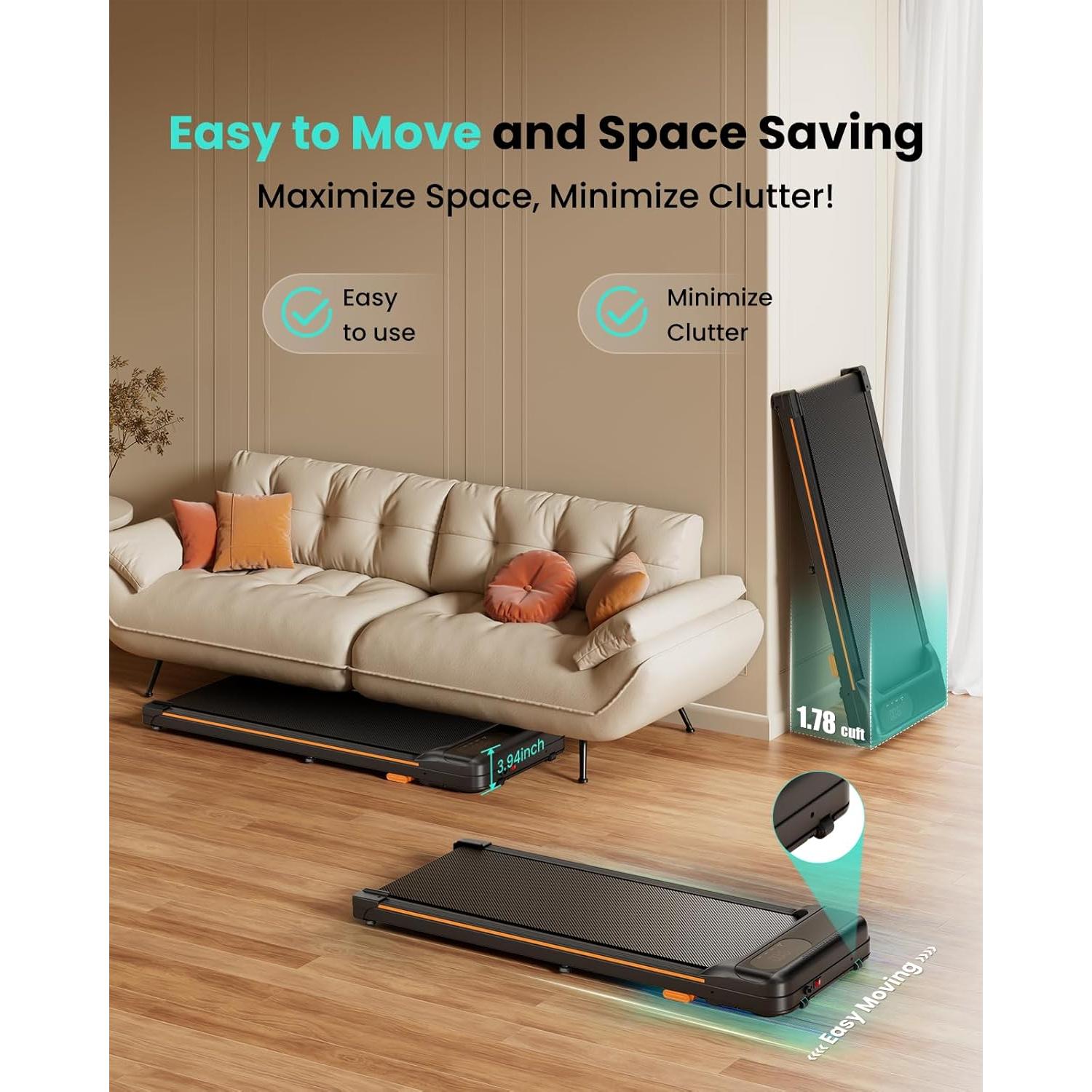 Caminadora Bajo Escritorio Abonow 2.5HP Inclinación 120Kg