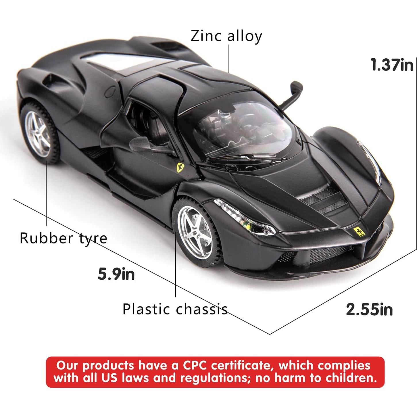 Coche de Juguete Ferrari BDTCTK 1:32 Retroceso con Luz y Sonido