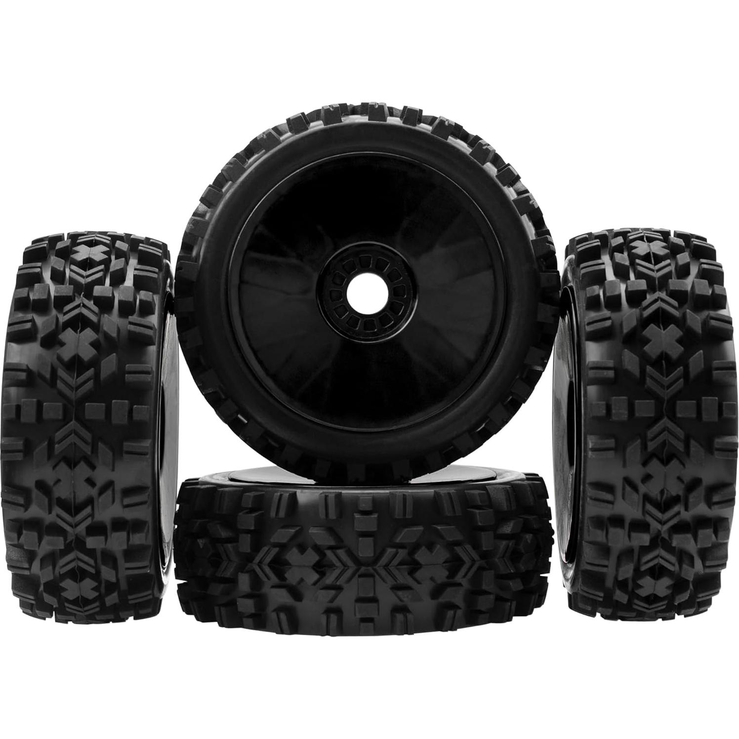 Ruedas y Neumáticos RC 1/8 ShareGoo Caucho 120mm 4 Piezas