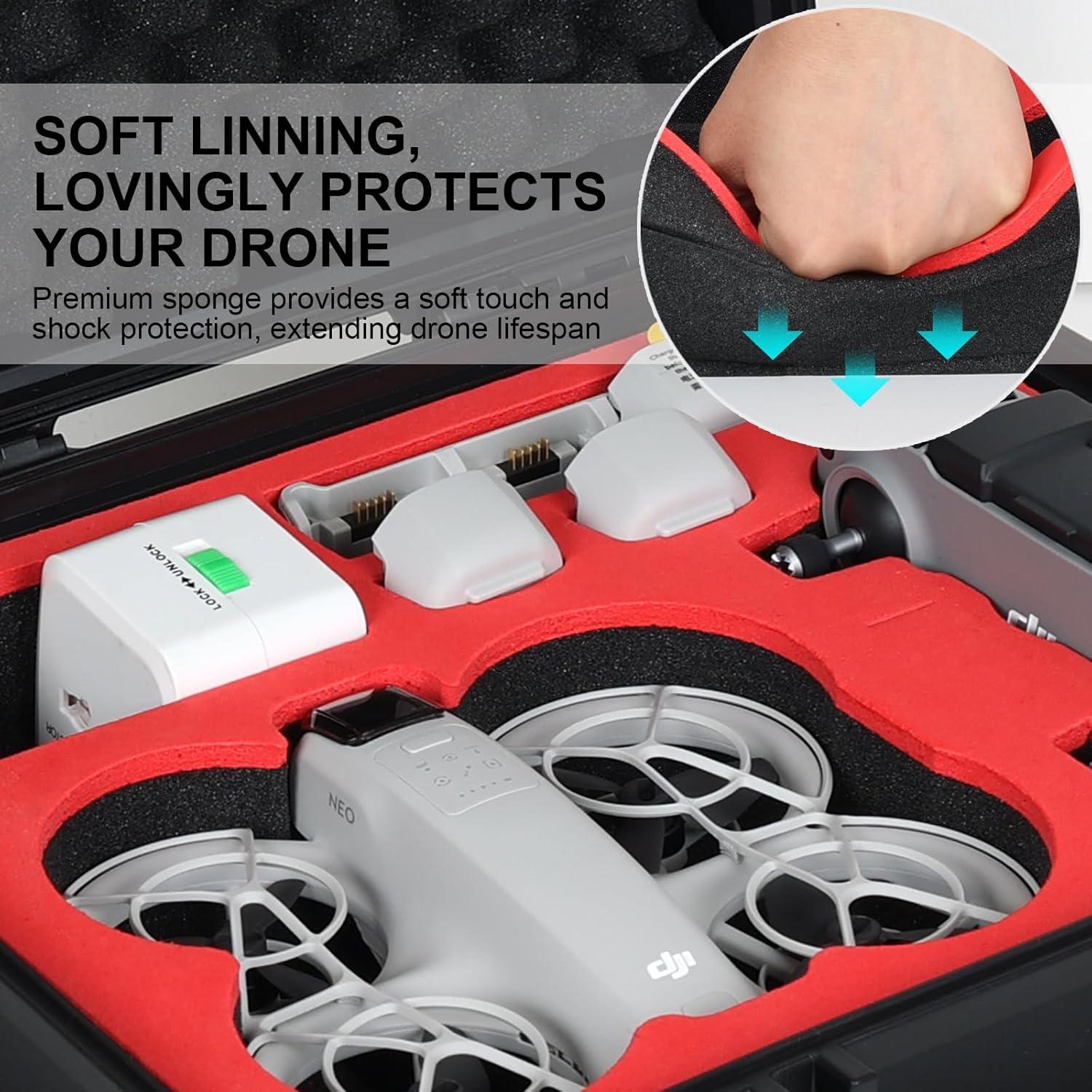 Estuche Duro Impermeable GAGITERVR SN3 para DJI NEO Drone