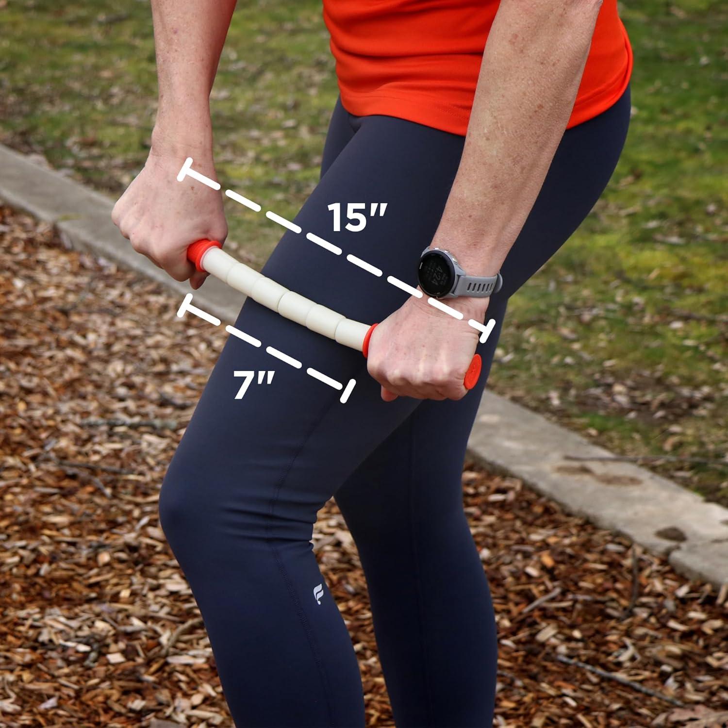 Rodillo Muscular Flexible Tiger Tail 15" para Alivio de Tensión