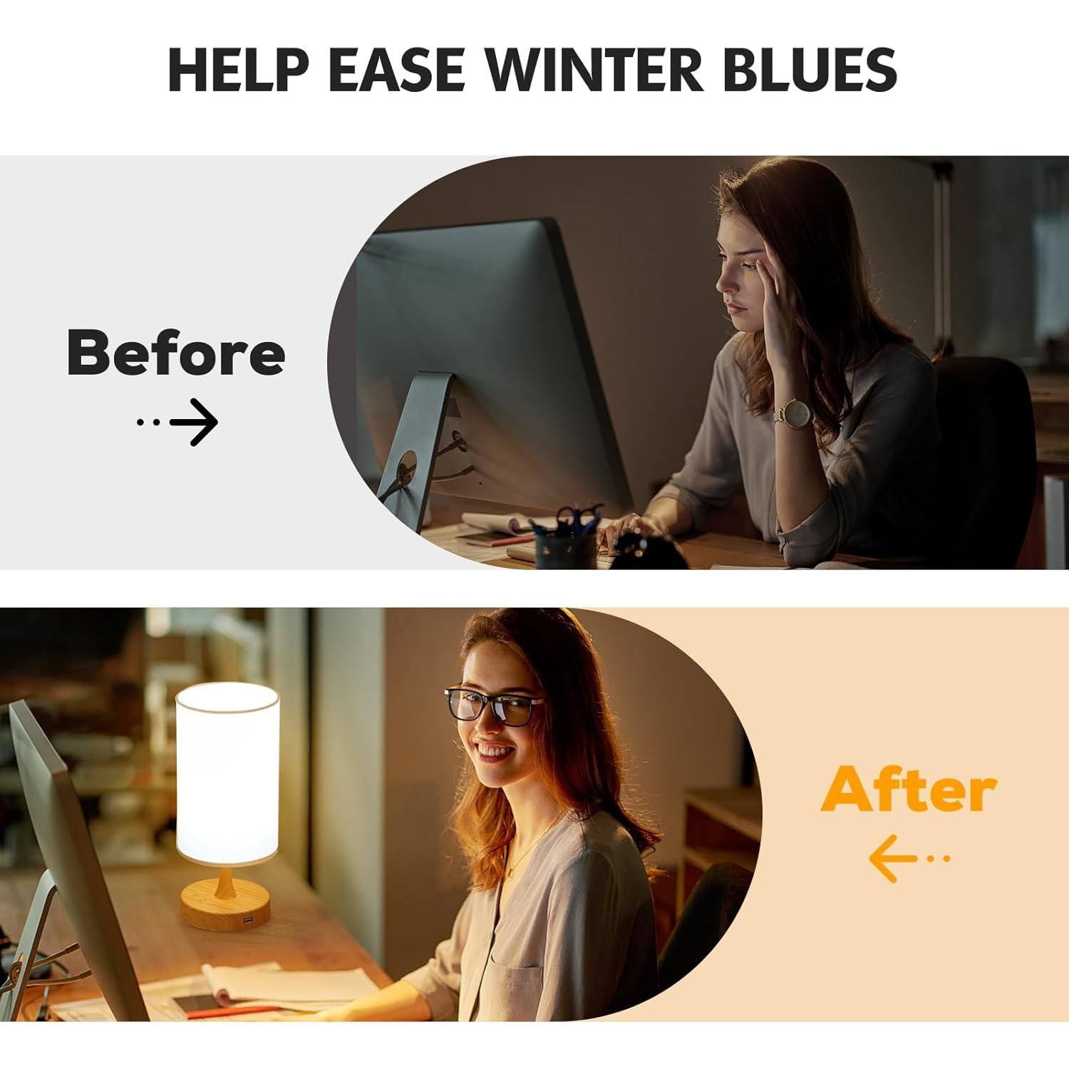 Lámpara de Terapia de Luz Caromolly 10000 Lux Control Remoto