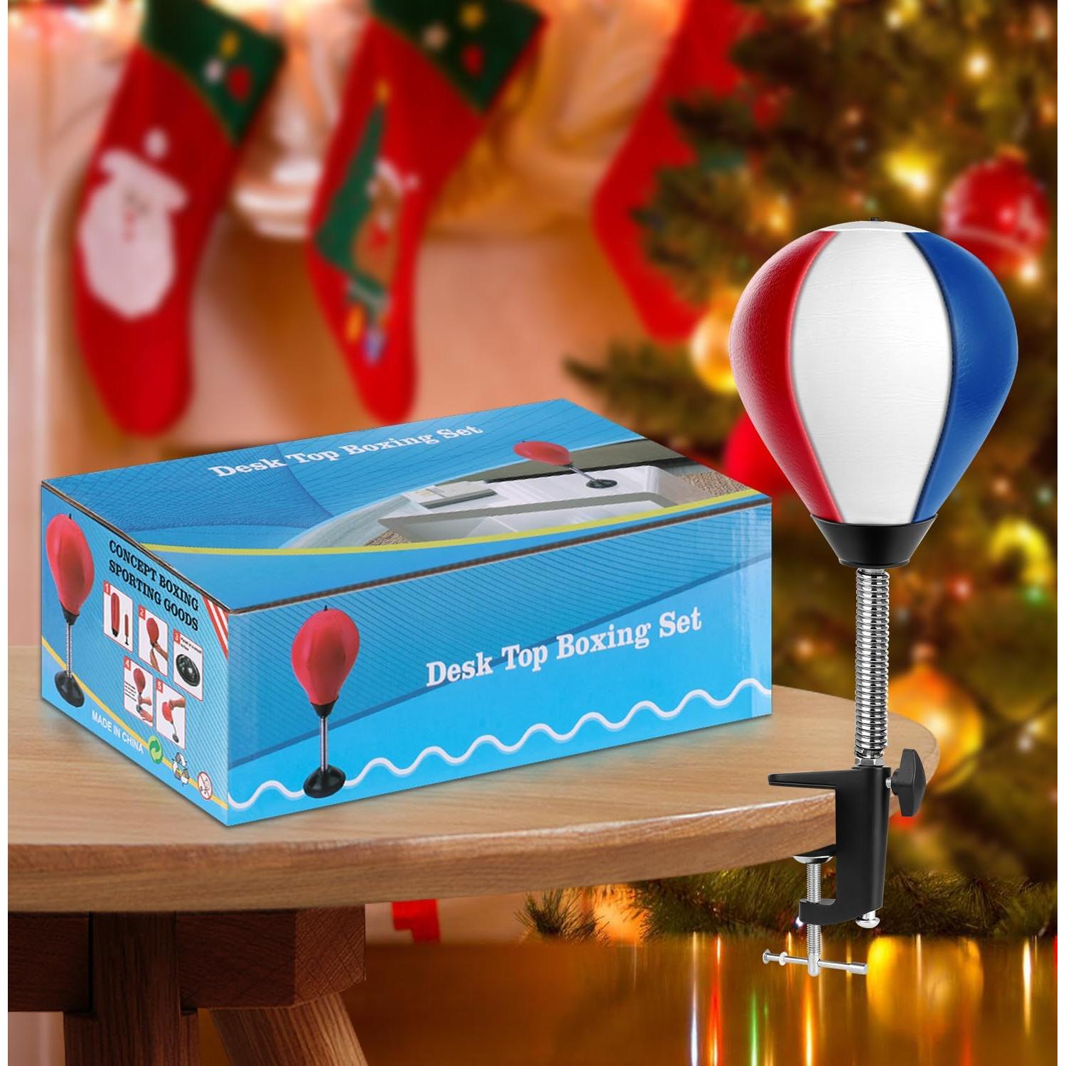 Saco de Boxeo de Escritorio YORWHIN con Ventosa y Bomba