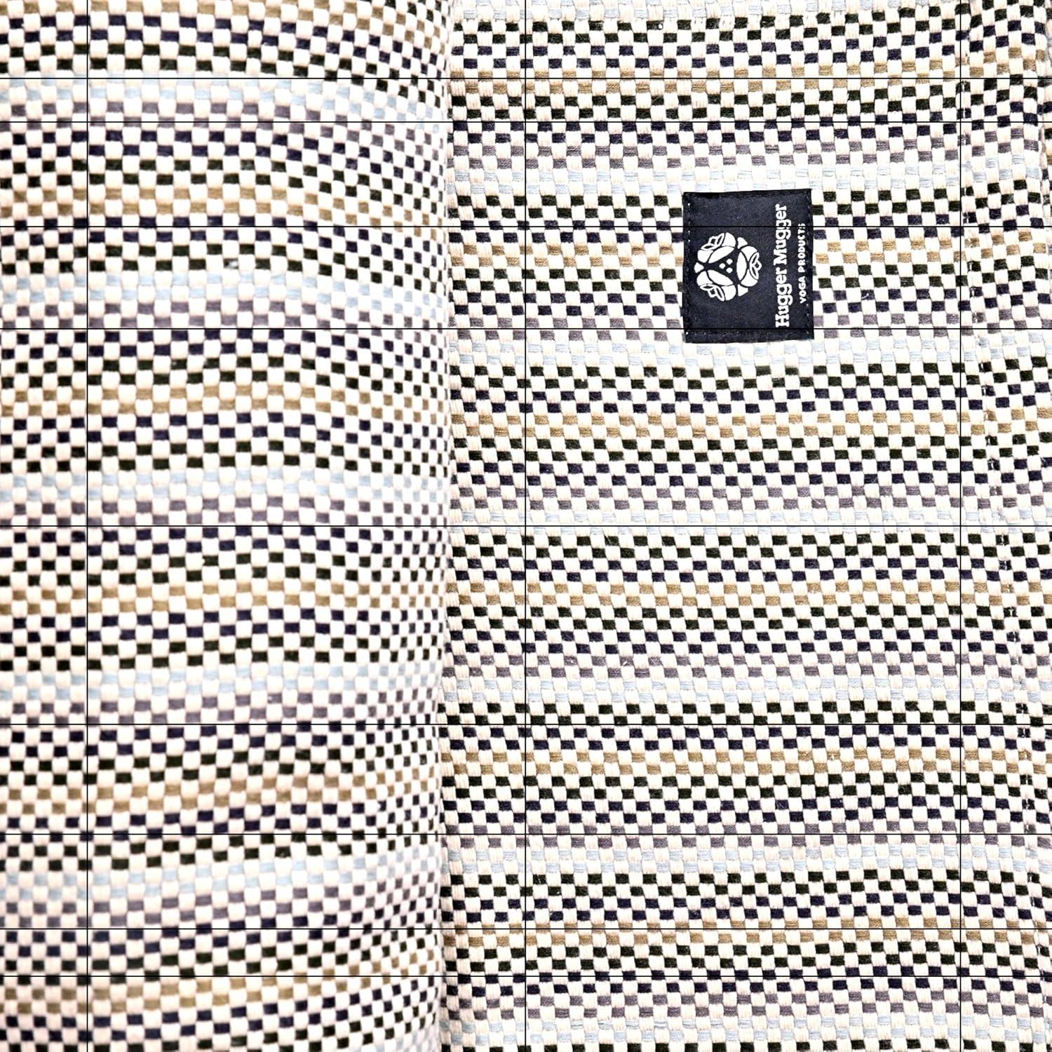 Manta de Yoga de Algodón Hugger Mugger Multi-Gris 1.5kg