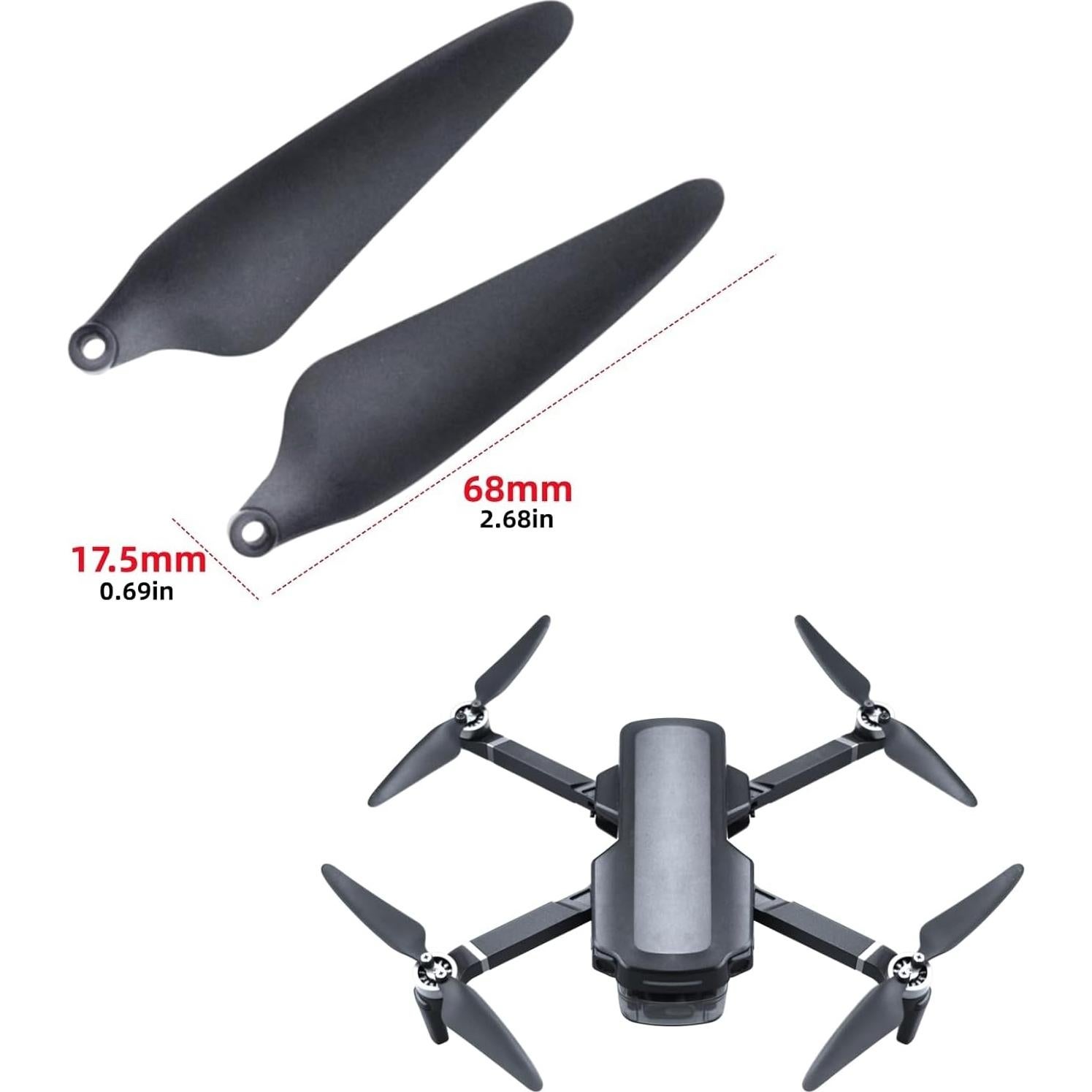 Hélices Fytoo 16PCS para Dron RC HS360S Plegables