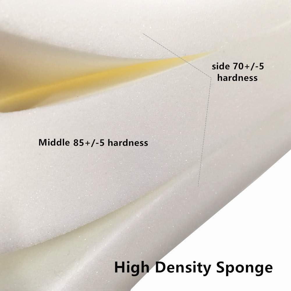 Almohada de Yoga NGT Guía Soporte Espuma Lavable 65x25x15.24cm