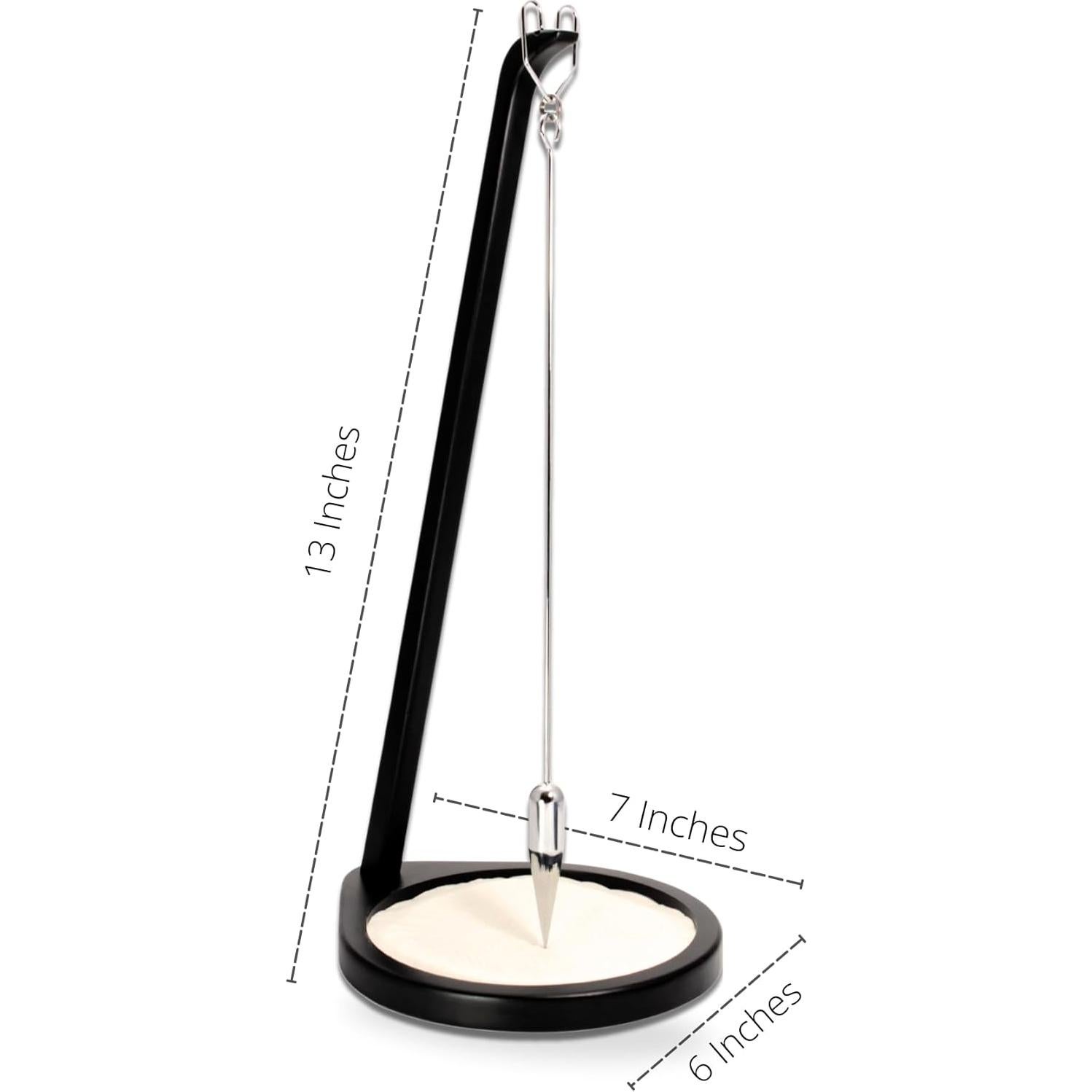 Péndulo de Arena Gran Ilusiones 33 cm Negro - Jardín Zen