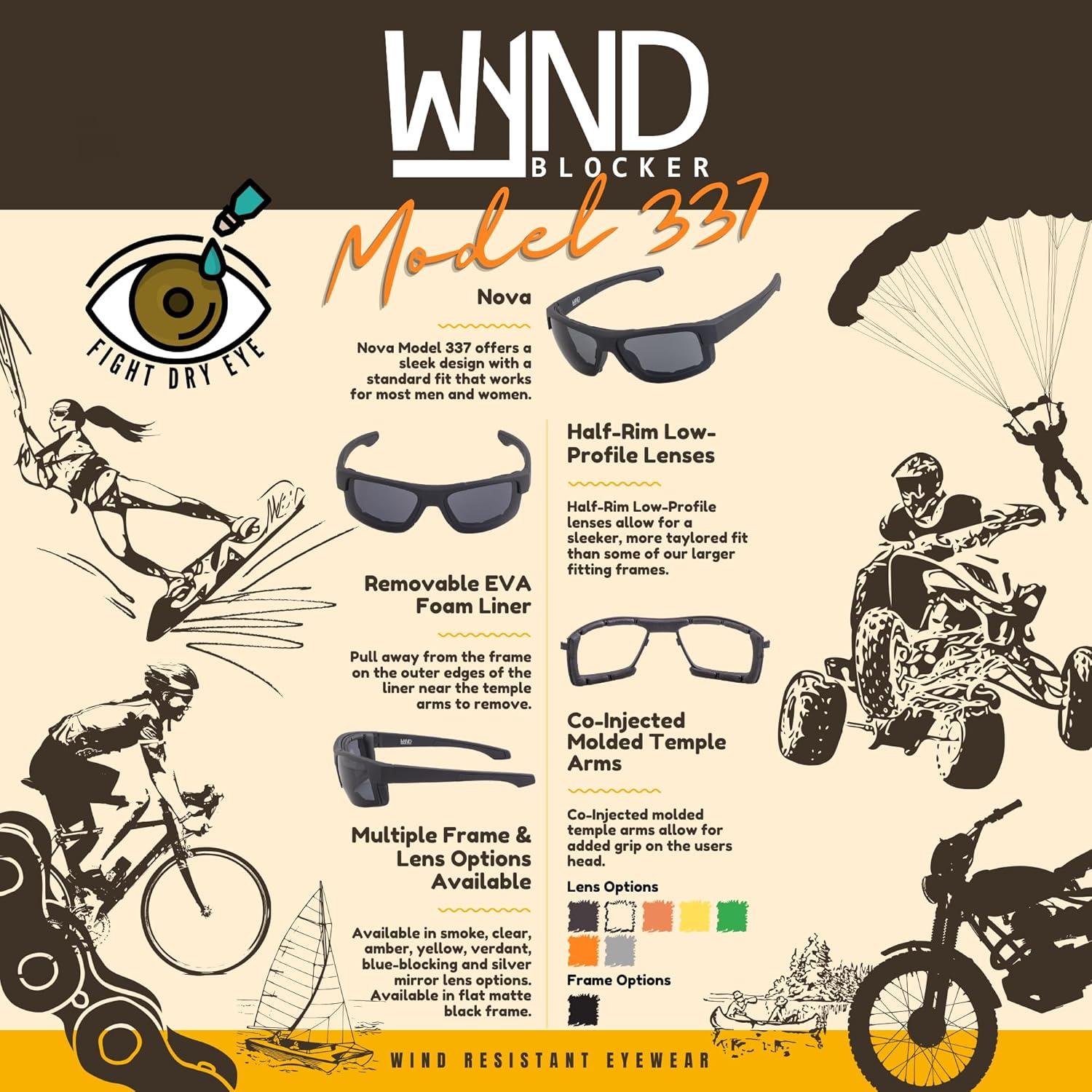 Gafas de sol deportivas WYND Blocker Modelo 337 UV400