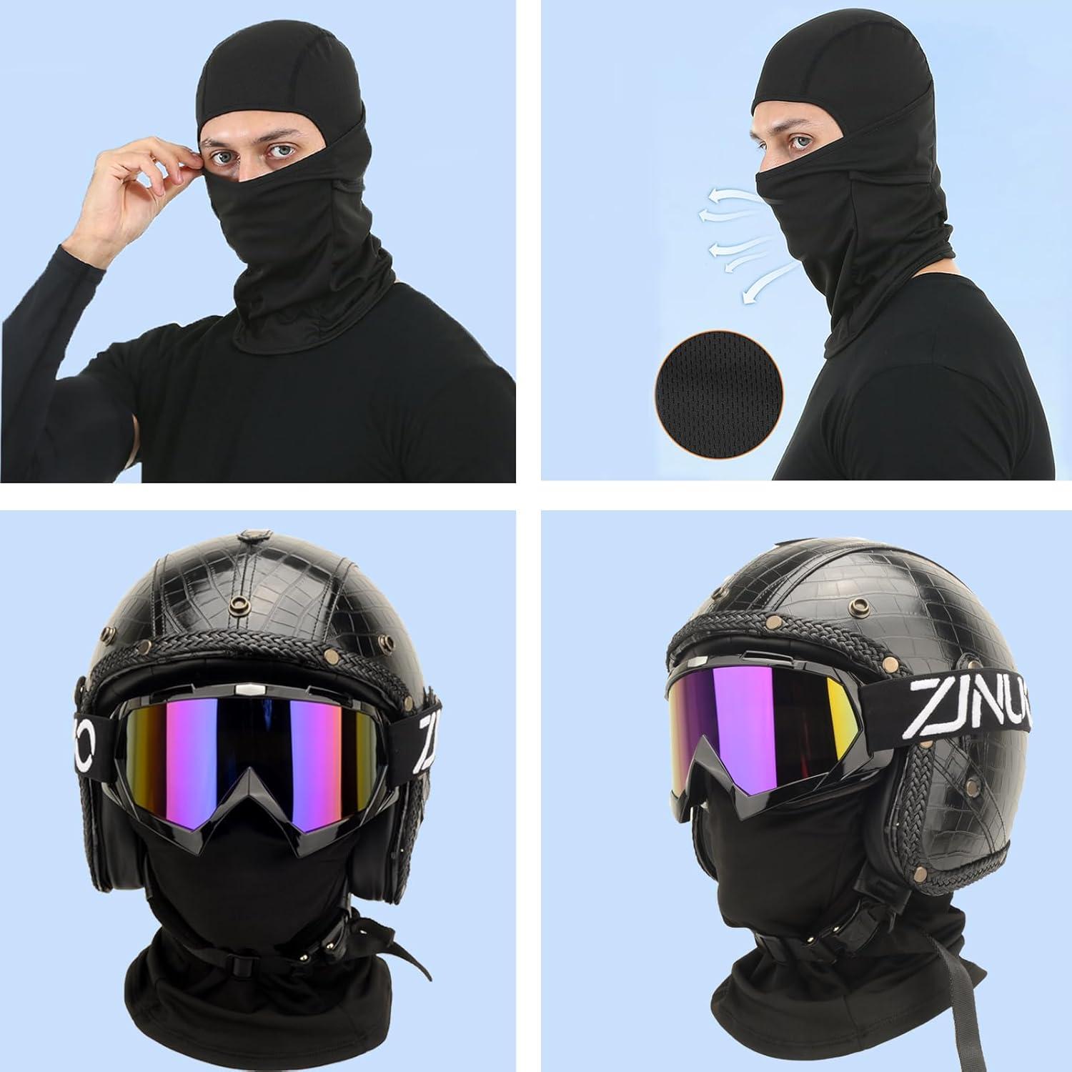Gafas de ATV y máscara de balaclava ZJNUO - Unisex