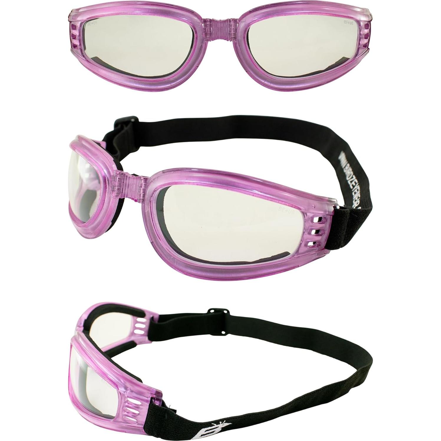 Gafas de Motocicleta Padded Cardinal Birdz Eyewear Rosa