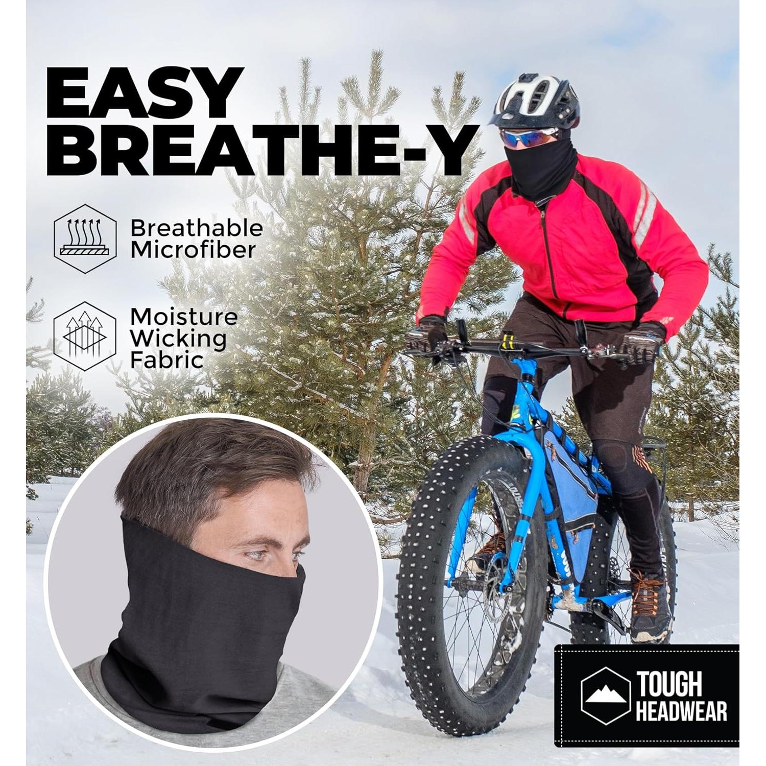 Gaiter de Cuello Reversible Tough Headwear - Forro Polar y Microfibra