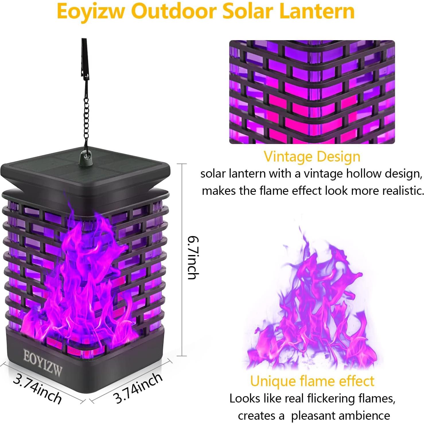 Luces Solares Eoyizw 2 PCS Llama Danzante IP65 Jardín