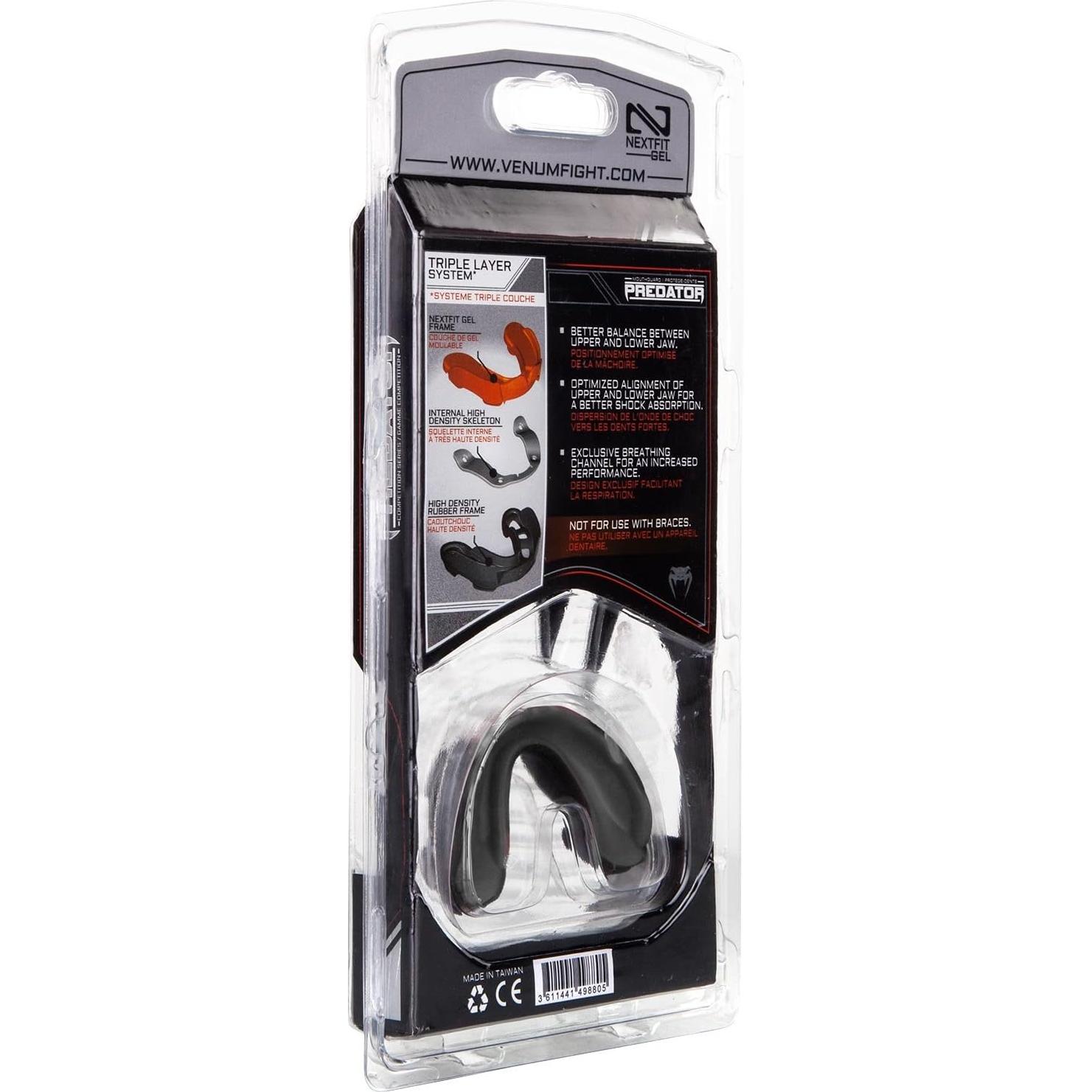 Protector Bucal Venum Predator Negro - Ajuste Personalizado