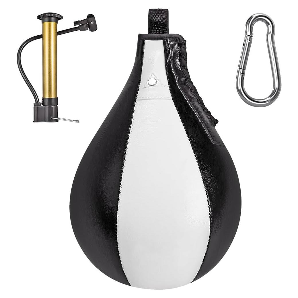 Bolsa de Velocidad de Boxeo BeneLabel de Cuero Premium 16x30cm