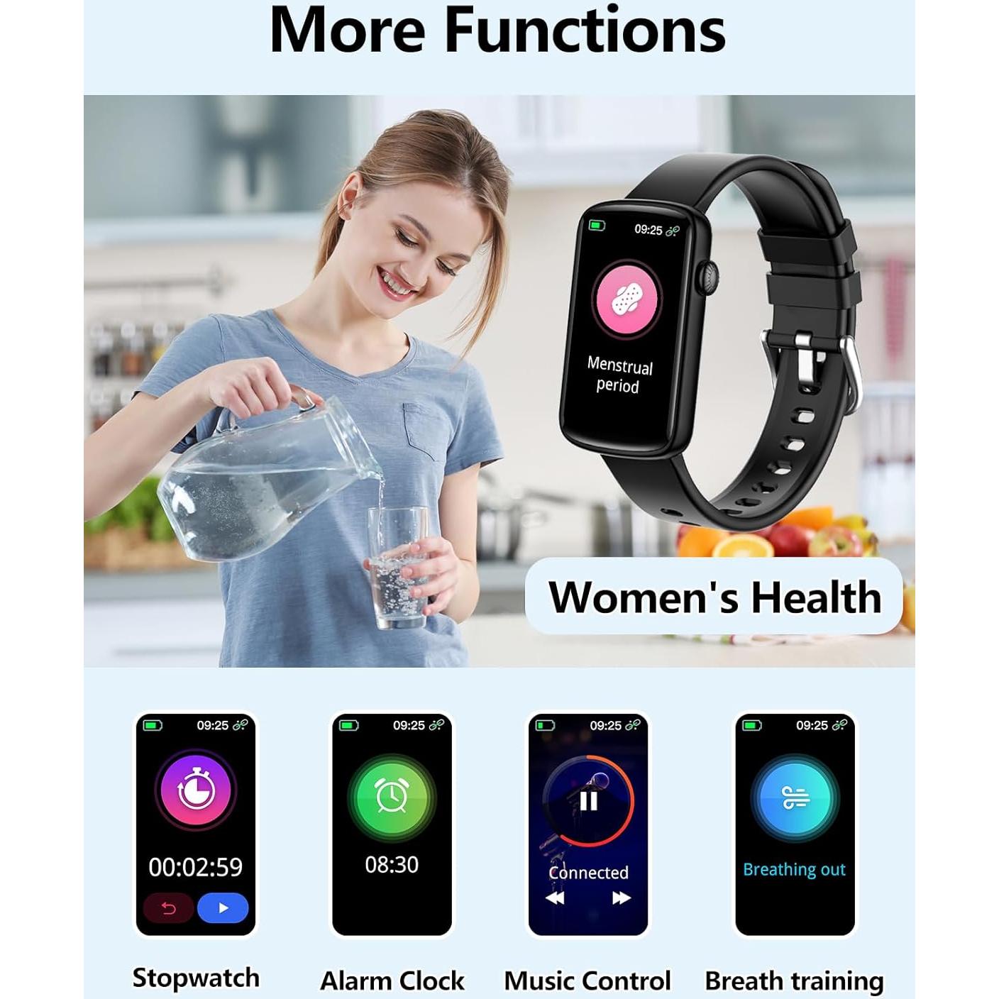 Rastreador de Fitness SHANG WING IP68 con Monitor de Salud