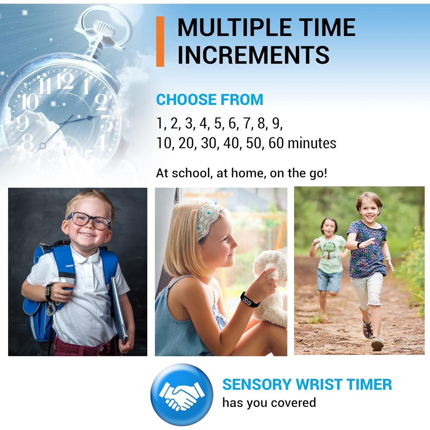 Temporizador Sensorial para Niños Smart School Negro