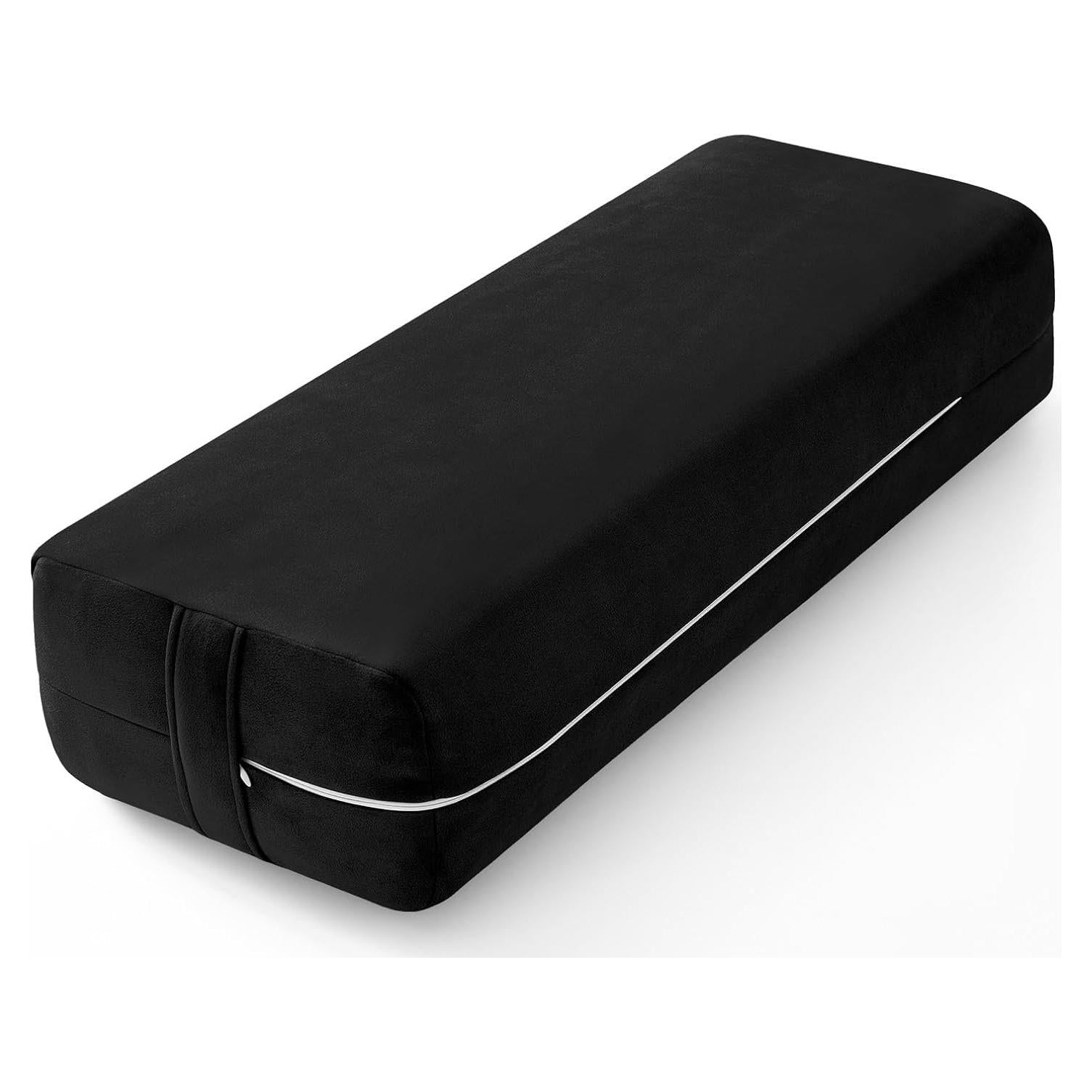 Cojín de Yoga Rectangular Wellsin - Almohada Meditación 68.6x25.4cm