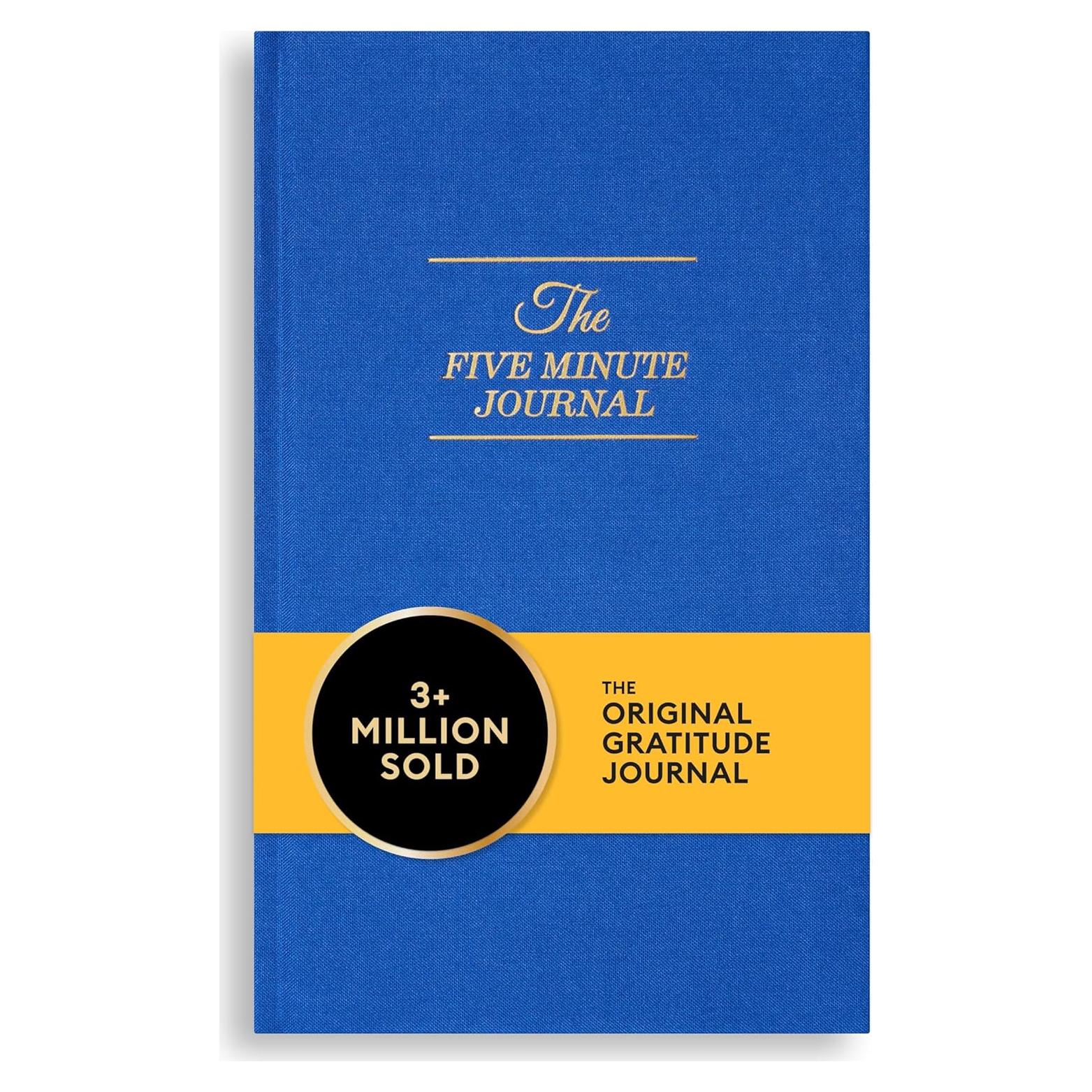 Diario de Gratitud Intelligent Change A5 Azul con Dorado