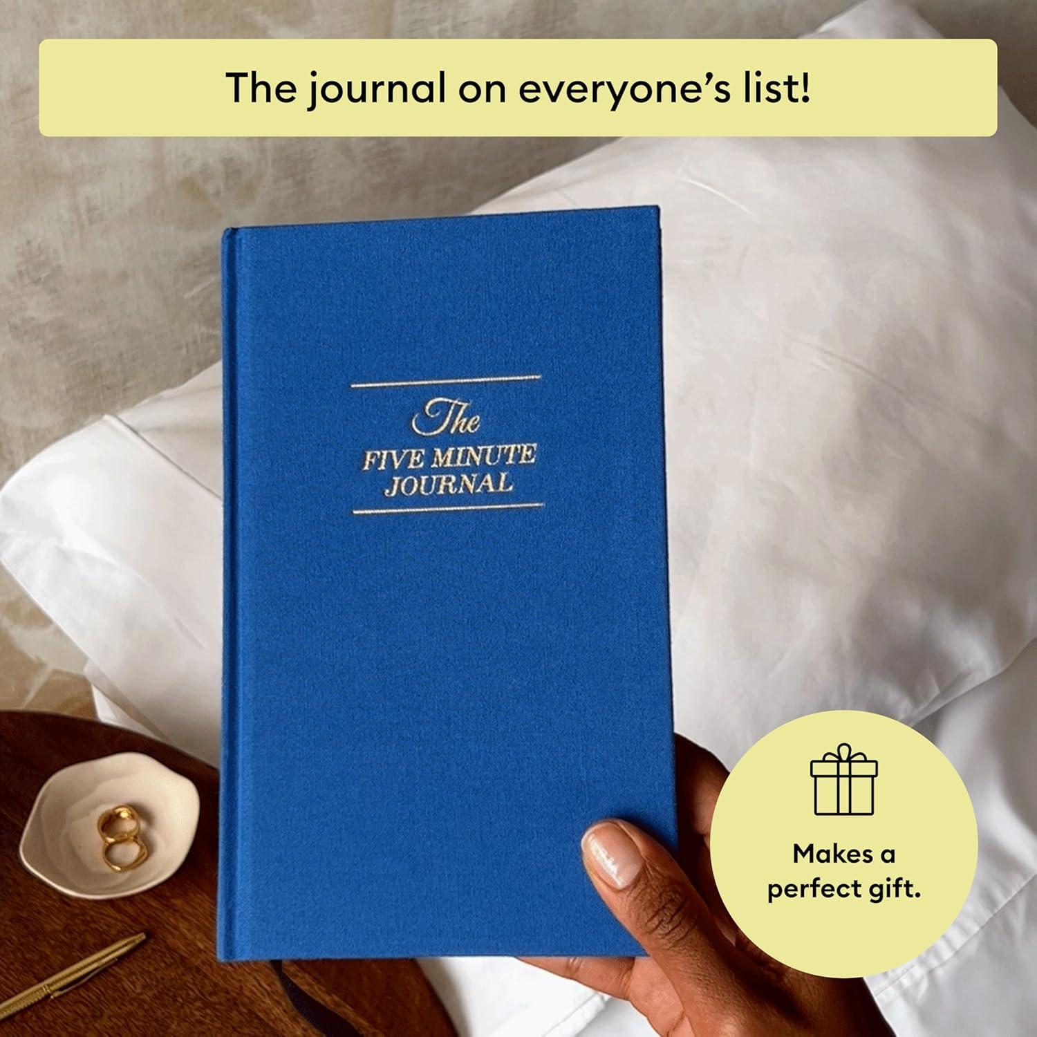 Diario de Gratitud Intelligent Change A5 Azul con Dorado