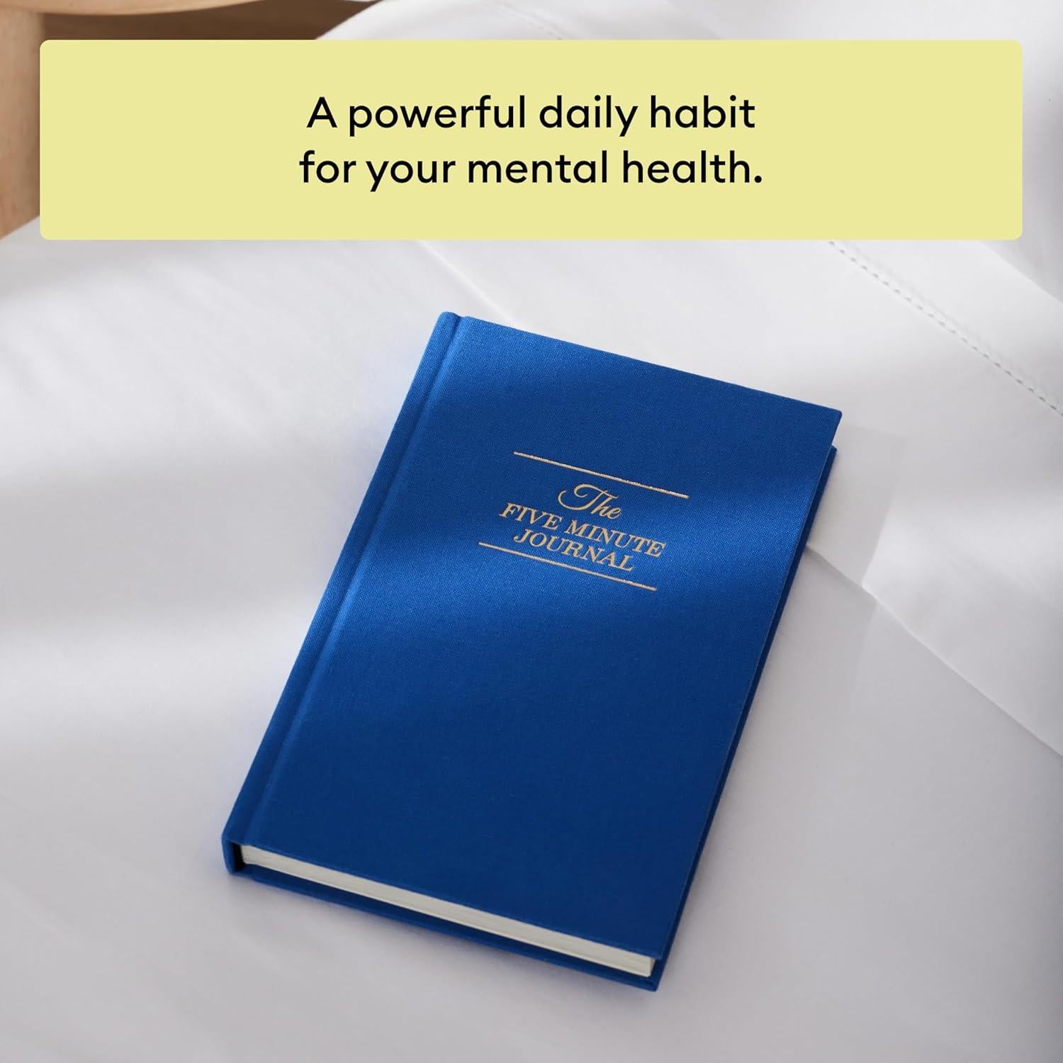 Diario de Gratitud Intelligent Change A5 Azul con Dorado