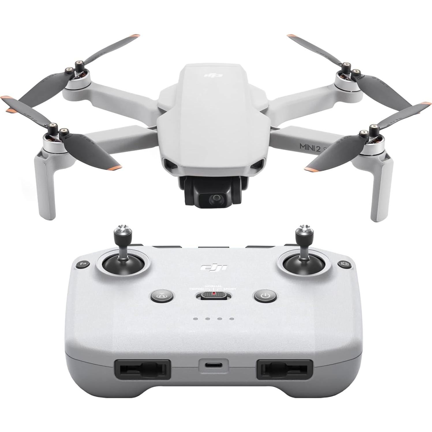 DJI Mini 2 SE Camera Drone Quadcopter with RC-N1 Remote Controller, QHD Video, 10km Transmission, Under 249g, Return to Home, Automatic Pro Shots Bundle with Deco Gear Backpack + Accessories