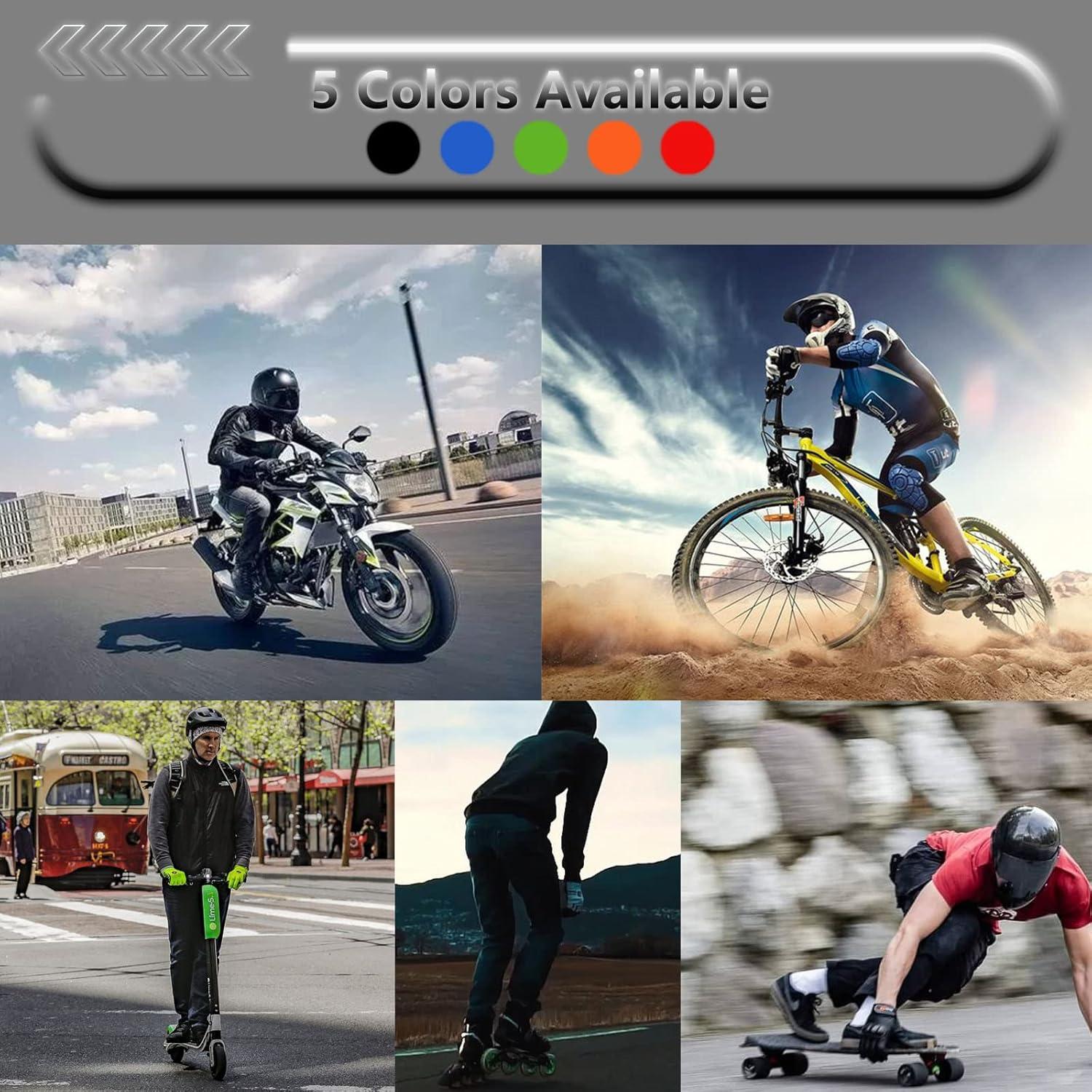 Guantes de Ciclismo Martian XL Cuero de Cabra Negro Táctil