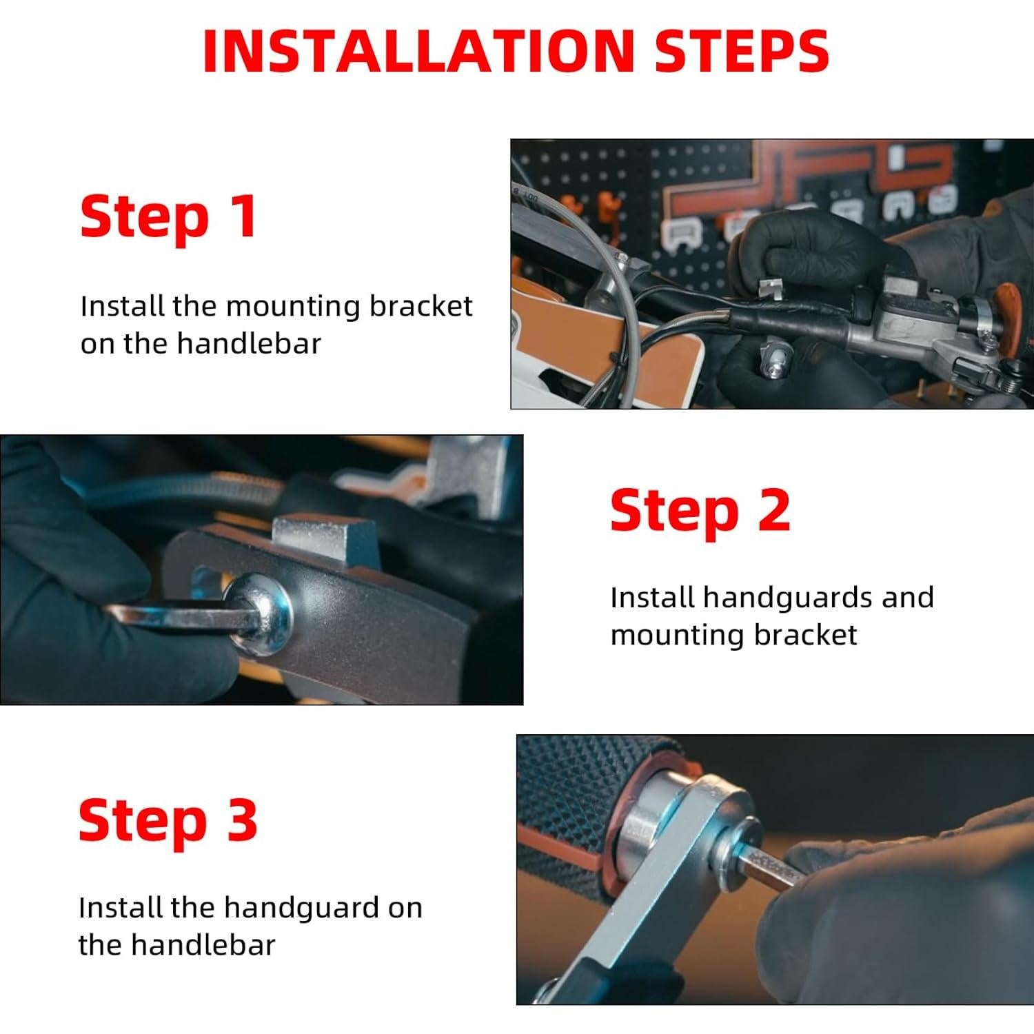 Guardabarros Universal JFG RACING para Motocicleta - Blanco