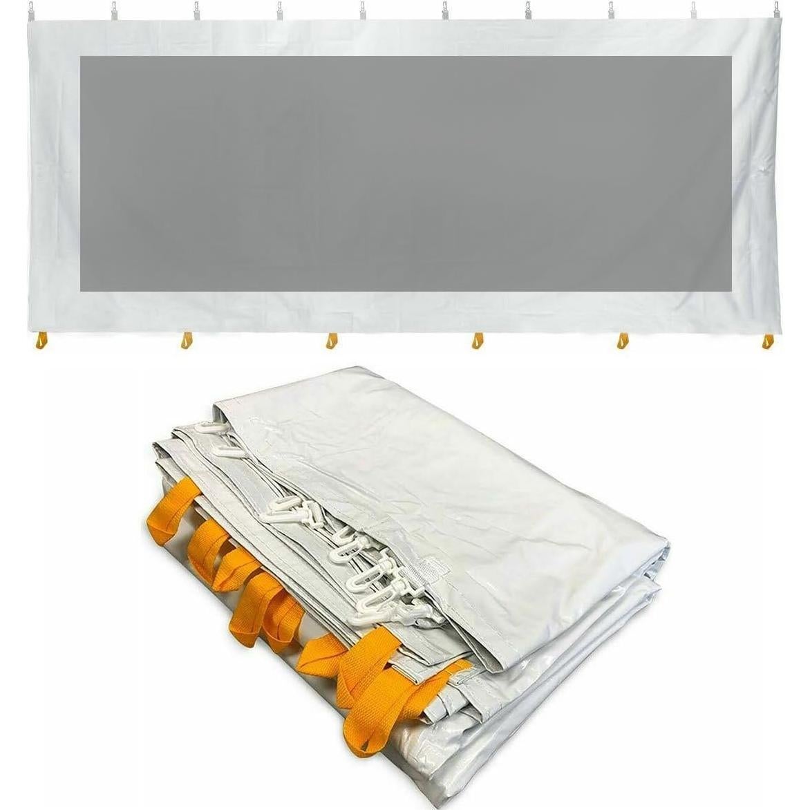 Pared Lateral Transparente Vinilo 2.13 m x 1.85 m para Carpas