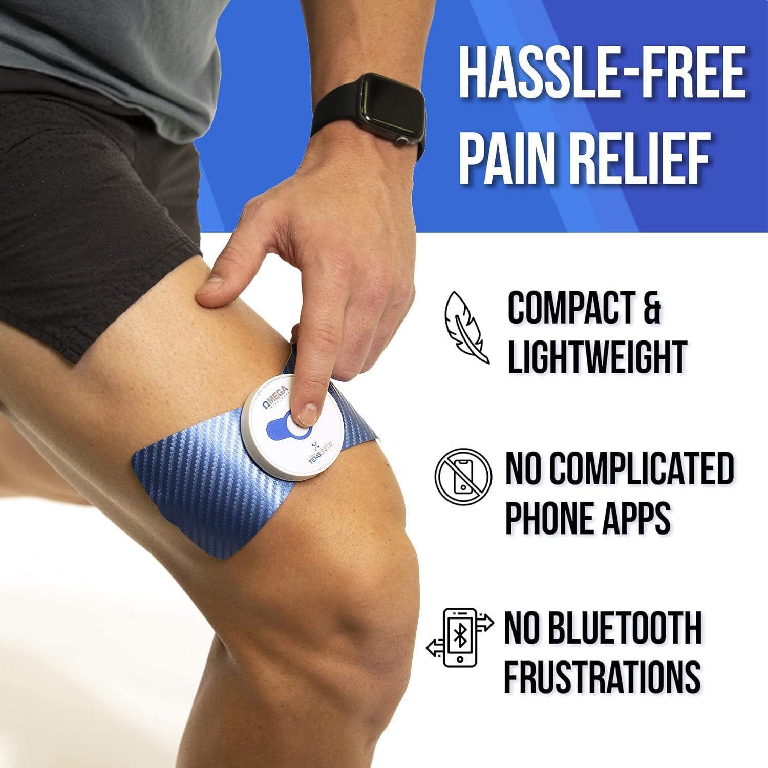 Unidad TENS Inalámbrica OMEGA para Alivio del Dolor Muscular