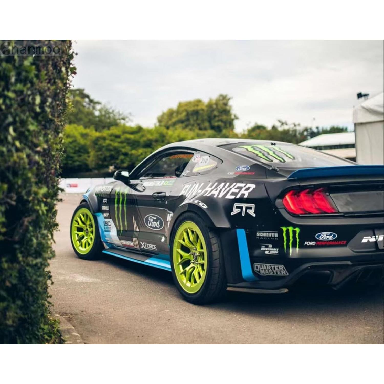 Neumáticos de Rally RC 1/8 Chanmoo 103mm 4PCS Caucho Negro