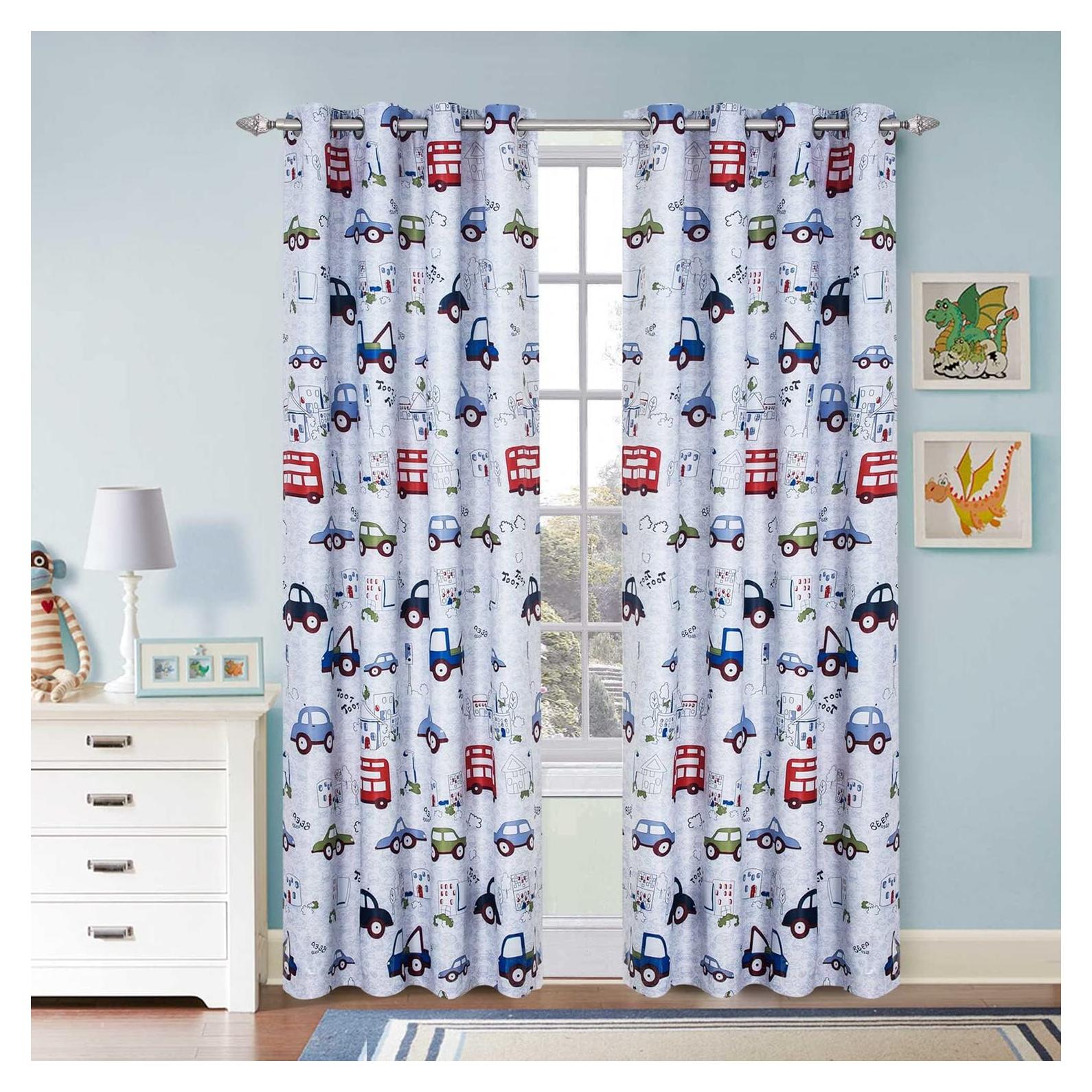 Cortina GYROHOME 2 Paneles Oscurecimiento Infantil 132x137cm