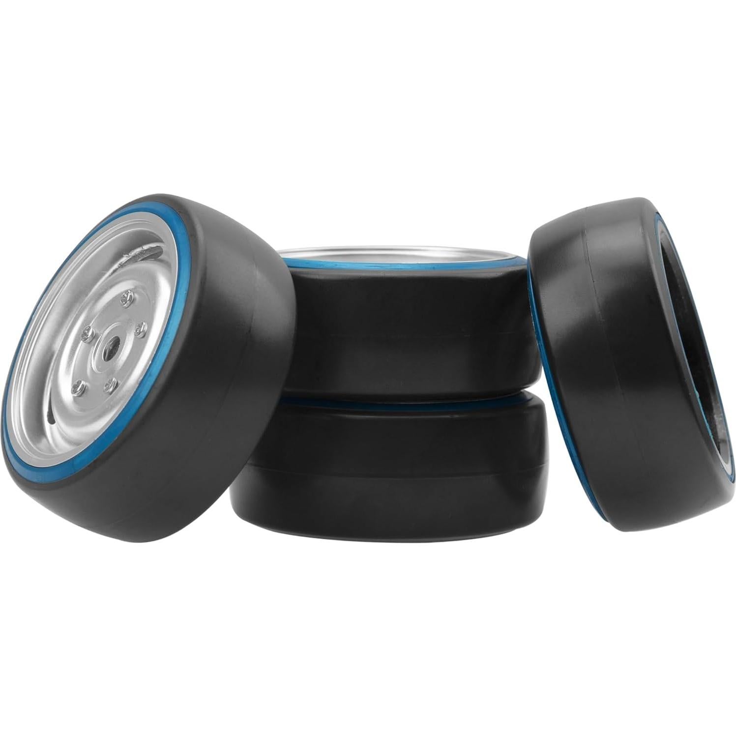 Paquete de 4 Llantas y Rines ShareGoo RC Drift 1/10 Azul