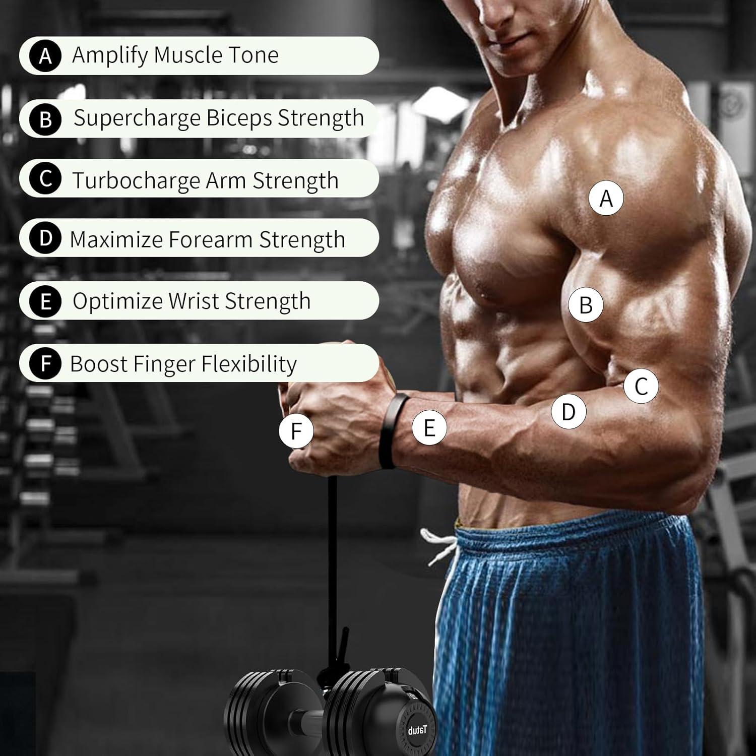 Rodillo de Muñeca YCHLCHL para Fortalecer Antebrazos y Dedos