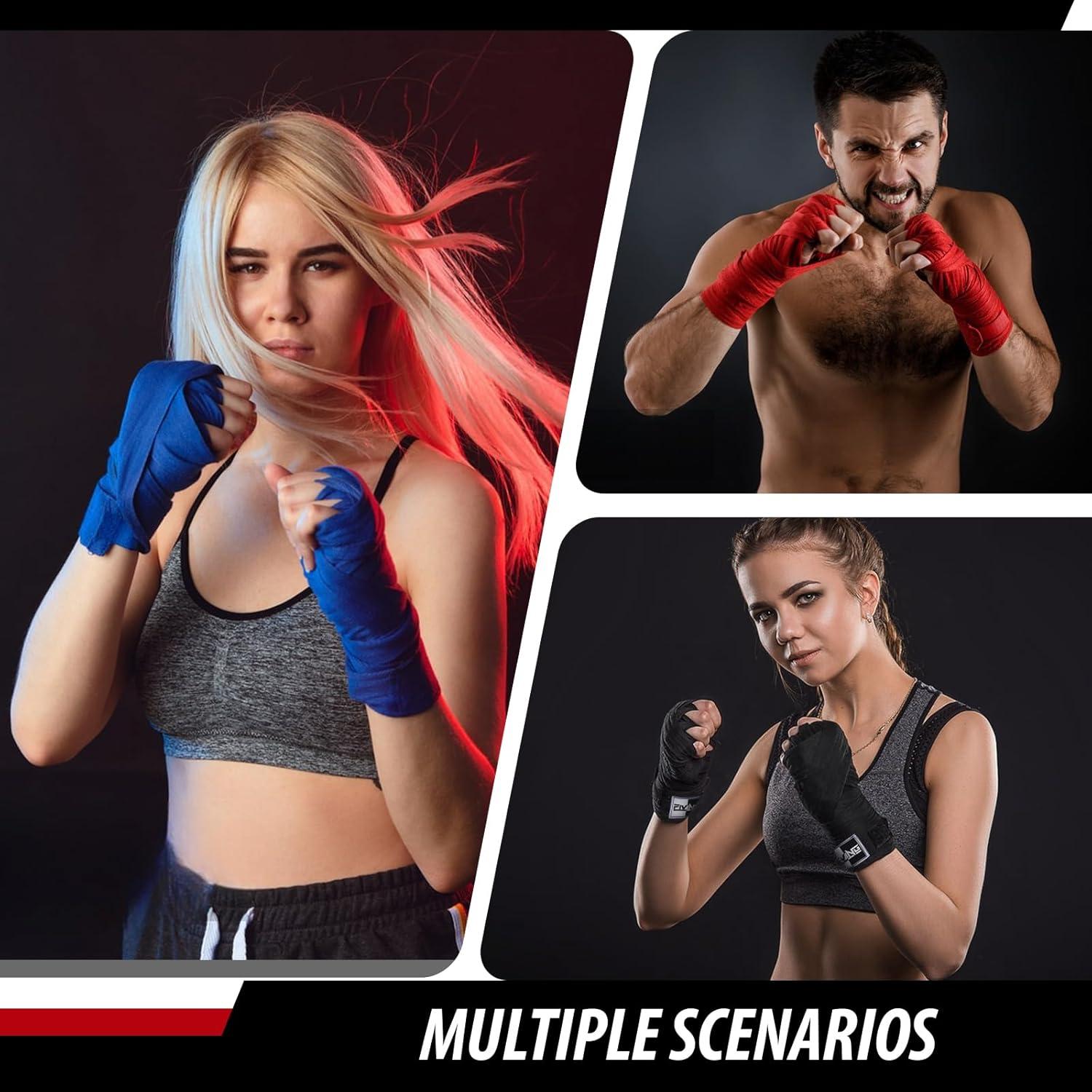 Envolturas de Mano de Boxeo FIVING 450 cm Unisex Azul