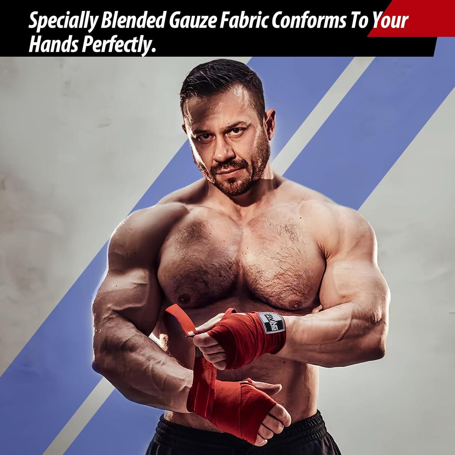 Envolturas de Mano de Boxeo FIVING 450 cm Unisex Azul