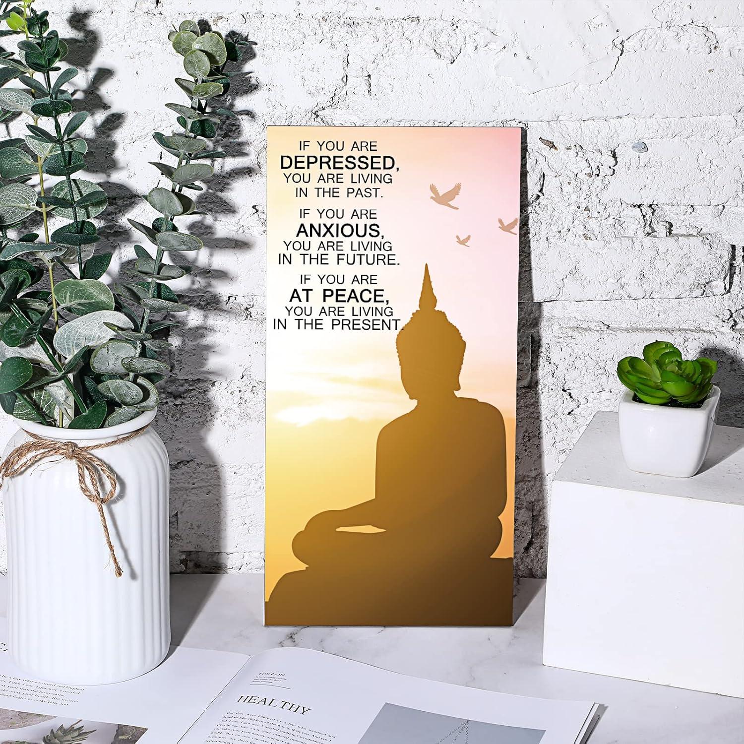 Decoración de Pared Zen Blulu 2 Piezas Citas Inspiradoras