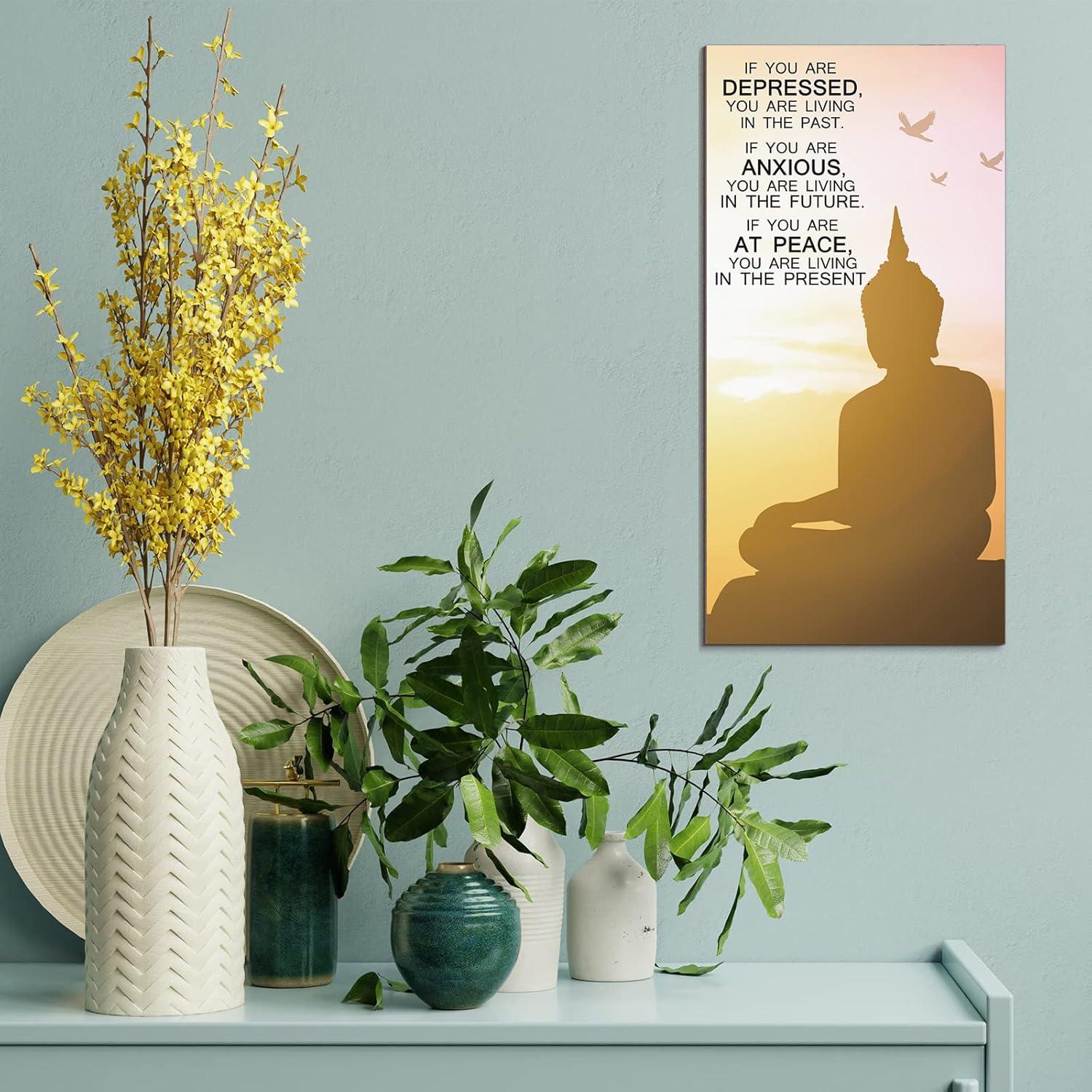 Decoración de Pared Zen Blulu 2 Piezas Citas Inspiradoras