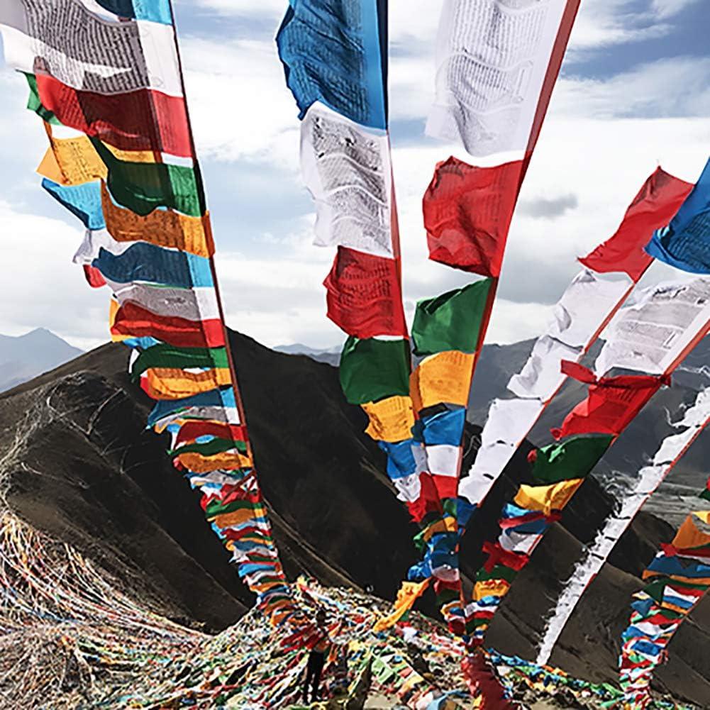 Banderas de Oración Tibetanas 20 PCS 34x34 cm Oun Nana