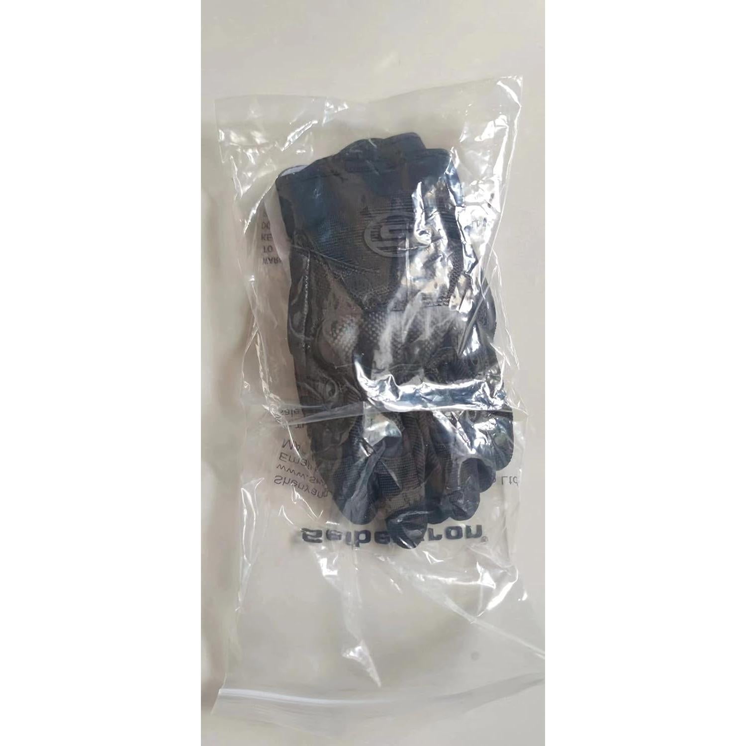 Guantes de Motocicleta Seibertron Negro M - Cuero y Fibra de Carbono