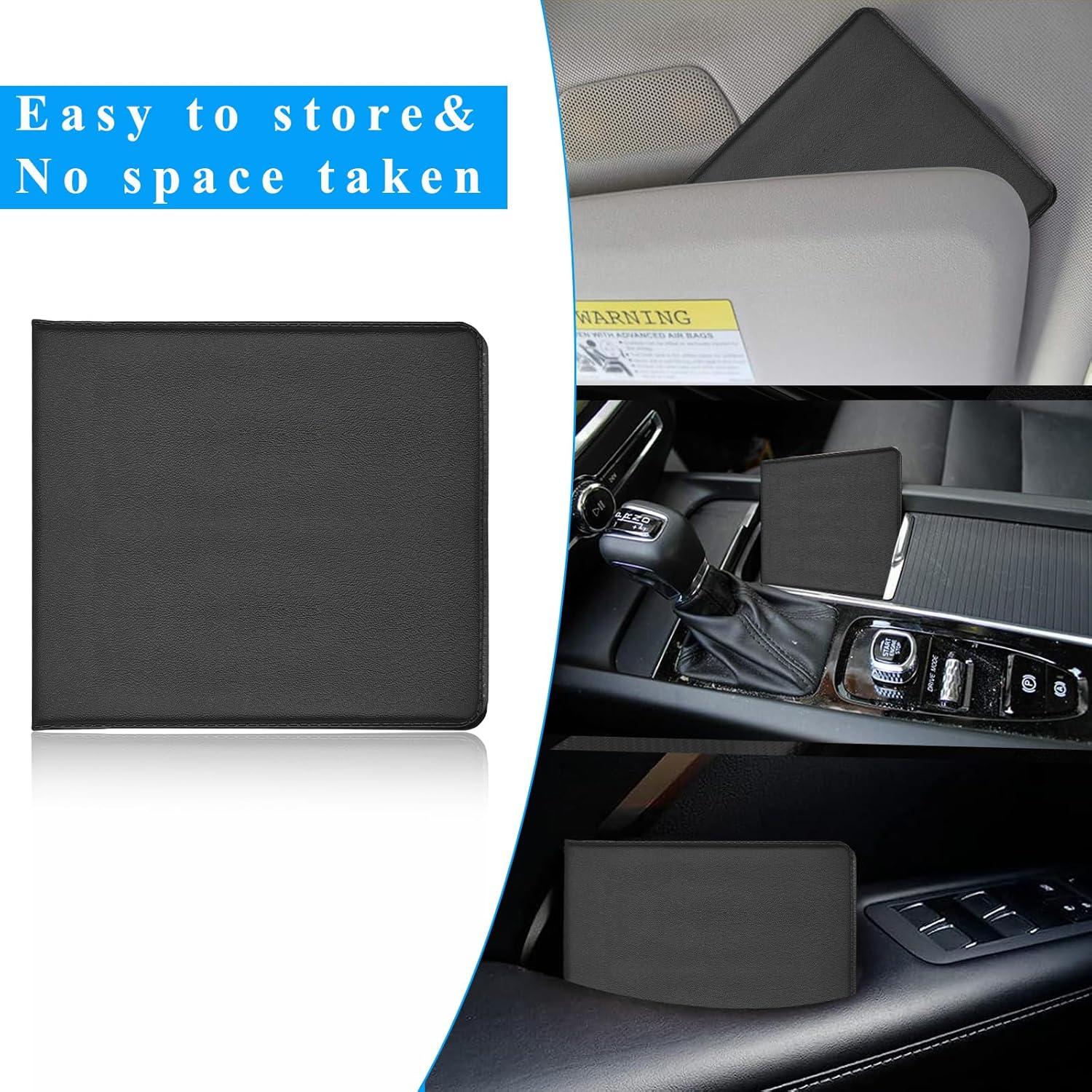 Soporte de Registro y Seguro de Auto Kewucn Negro 26.8x12.2 cm