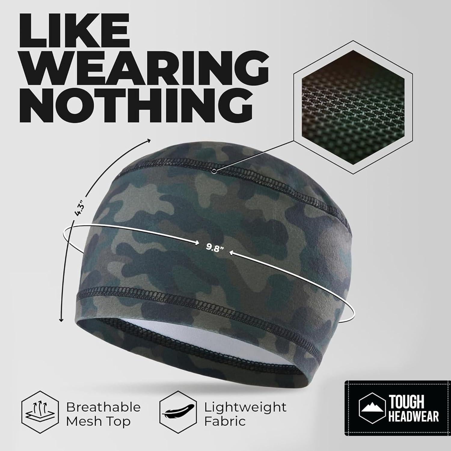 Forro de Casco de Enfriamiento Tough Headwear Camo Militar