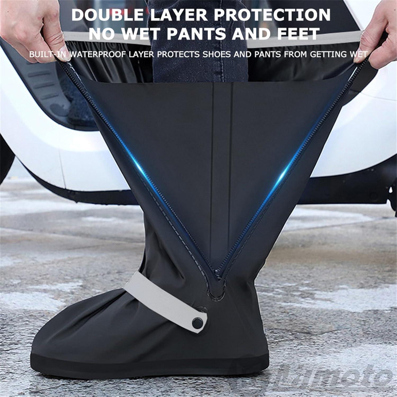 Cubiertas de Zapatos de Lluvia MJMOTO Mediano Impermeables