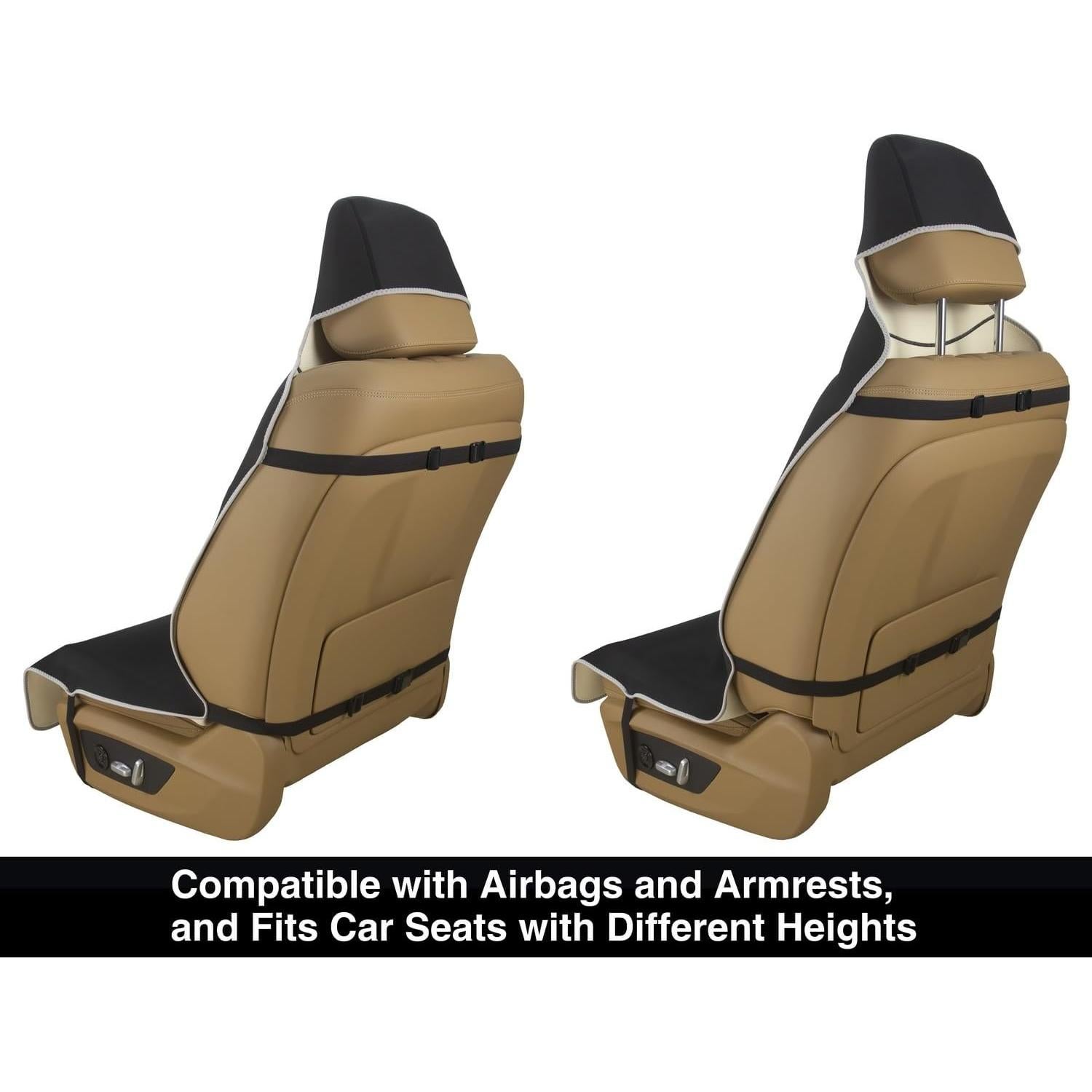 Funda de Asiento de Coche VSHIELD Neopreno Impermeable Negro