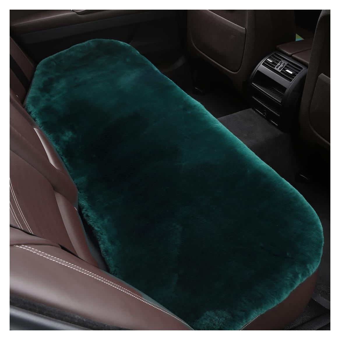 Cubierta de Asiento Trasero OGLAND Piel de Oveja Verde Alpino